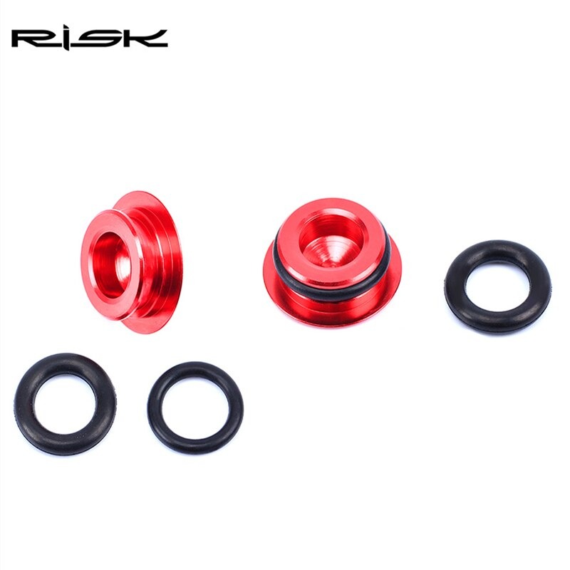 ฝาปิดกะโหลกกลวงจักรยานอลุมิเนียม CNC RISK