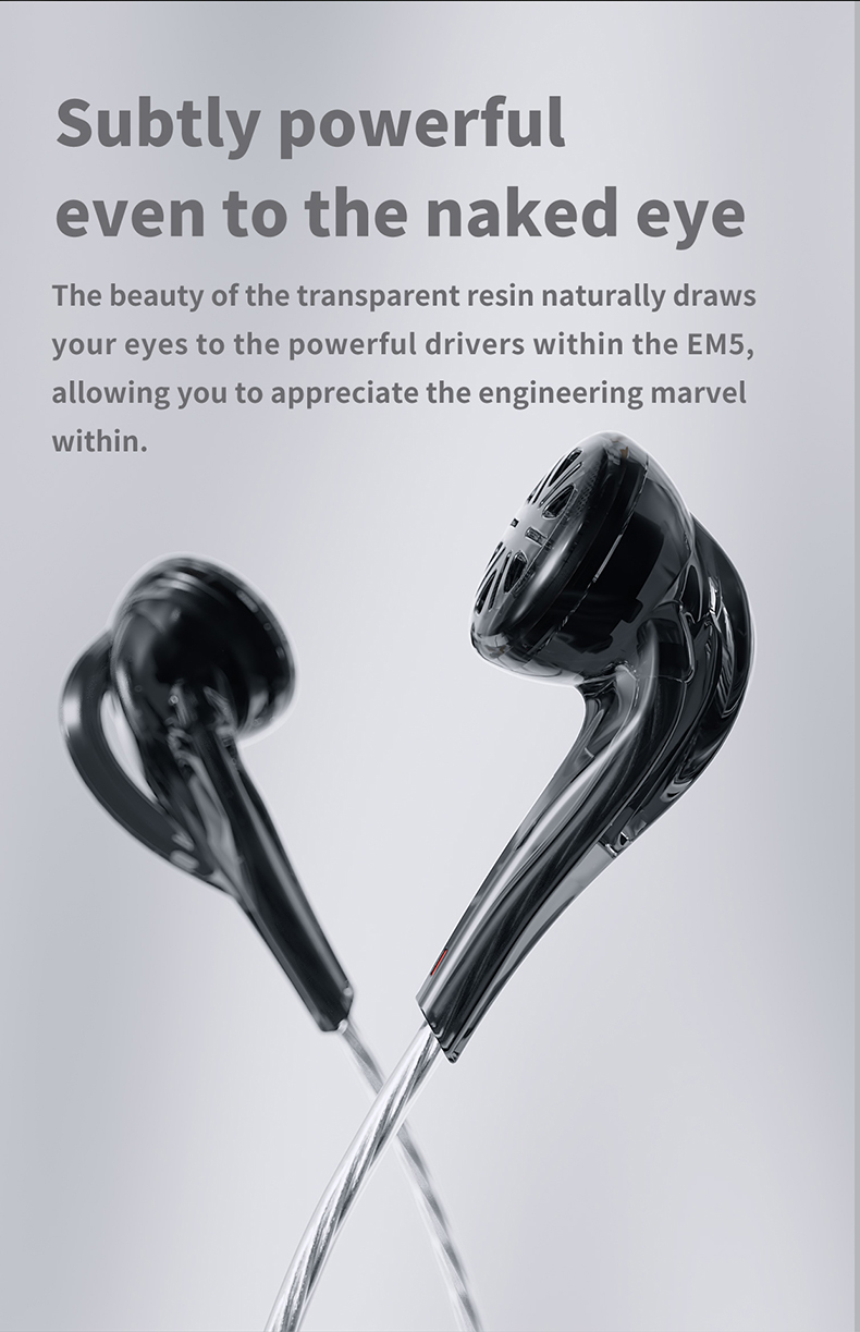 ขาย FiiO EM5 หูฟัง Earbud เทพ ไดรเวอร์ Dynamic เคลือบ Beryllium