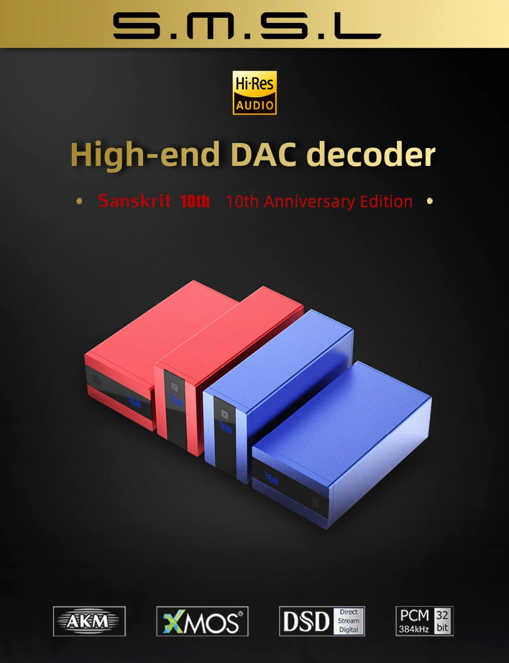 ขาย SMSL SANSKRIT 10TH MKII DAC ตั้งโต๊ะระดับ High-End ประกันศูนย์ไทย
