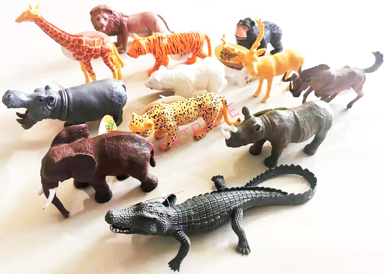 สัตว์ป่าอเมซอนโมเดลกล่อง 25 ซม.