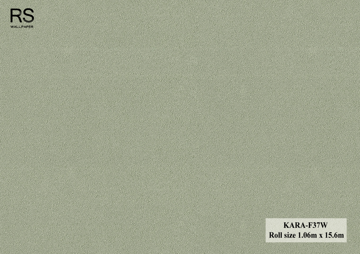 วอลเปเปอร์ สีเขียวขี้ม้า KARA-F37W