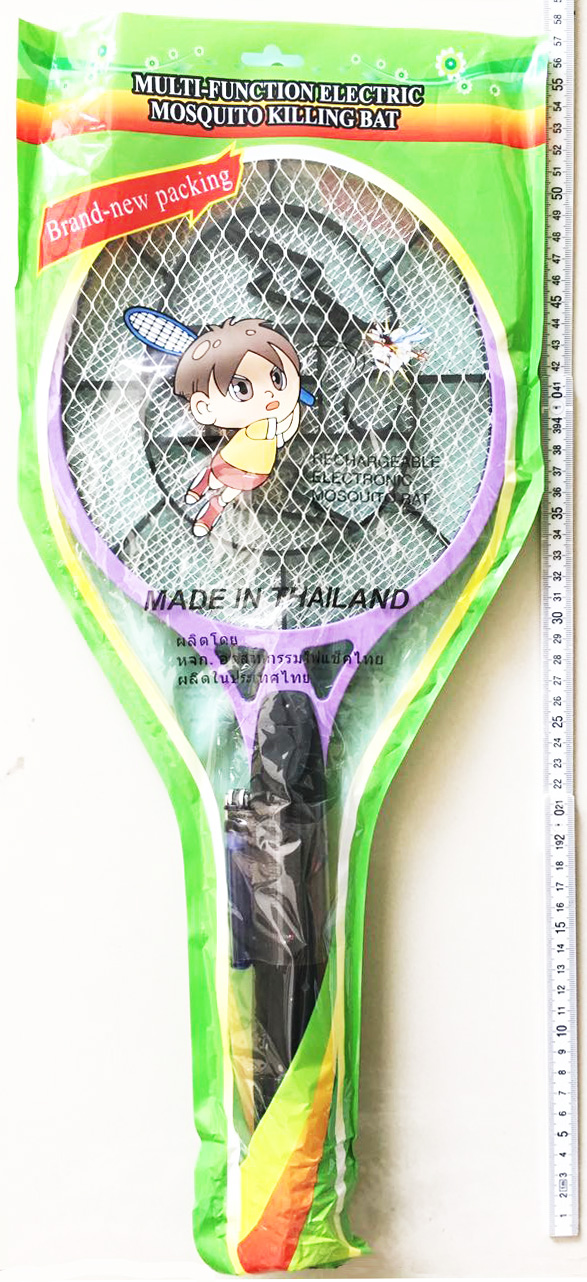 ไม้ตียุง Top Killer ชาร์ทไฟบ้าน(แถมไฟแช็ค)(1x3)