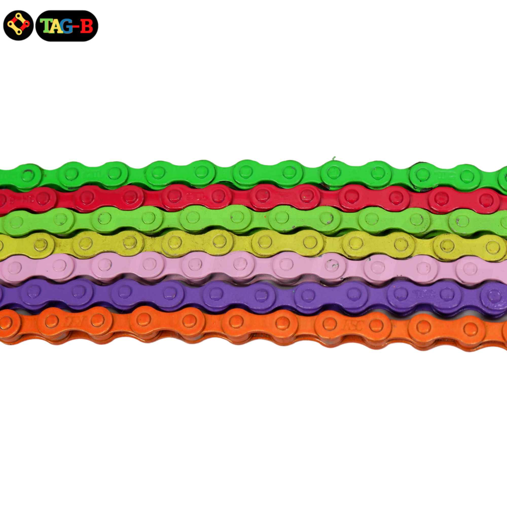 โซ่จักรยานฟิกเกียร์ โซ่สีซิงเกิลสปีด รถเกียร์เดียว Bicycle Chain Color