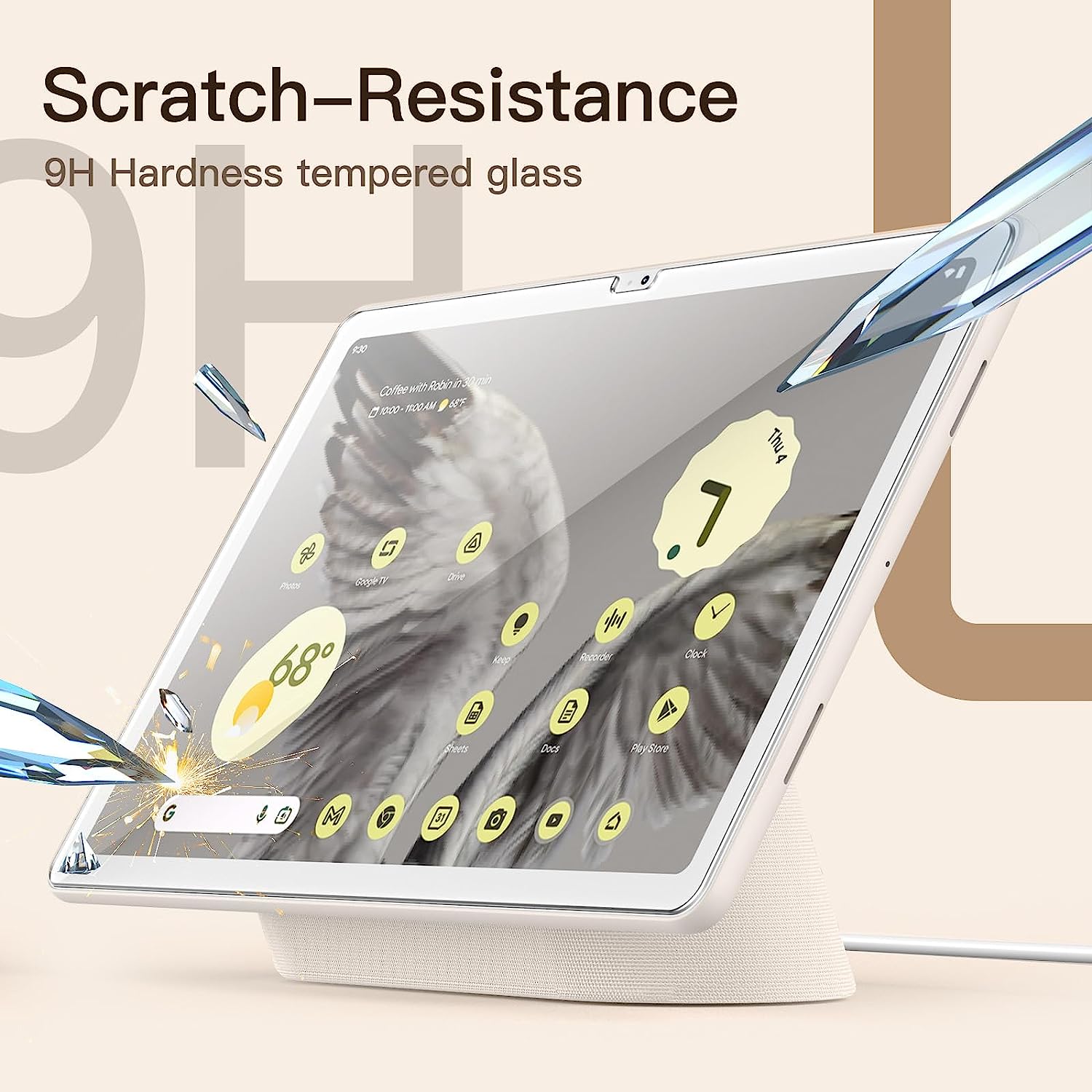 JETech Screen Protector for Google Pixel Tablet (11-Inch, 2023 Model)