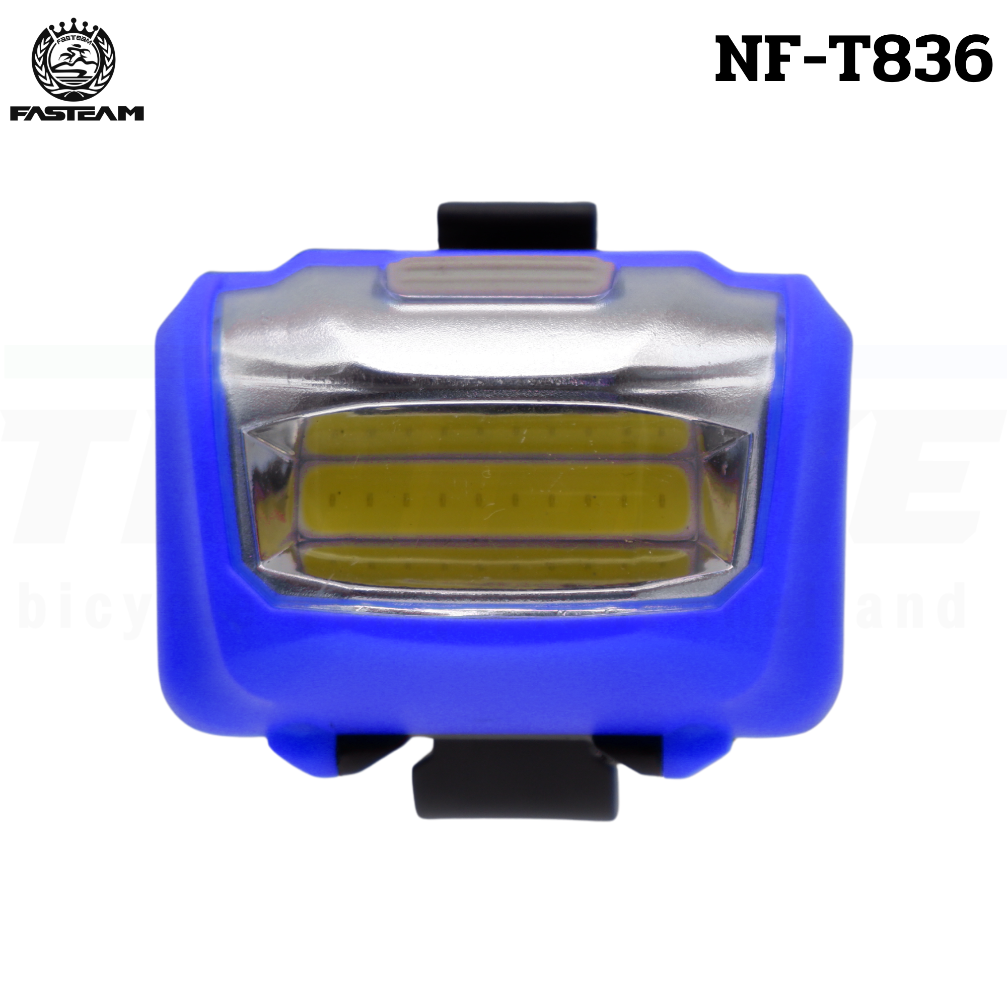 ไฟหน้าจักรยานสีขาว COB NF-T836 ใช้ถ่าน 3A 3 ก้อน