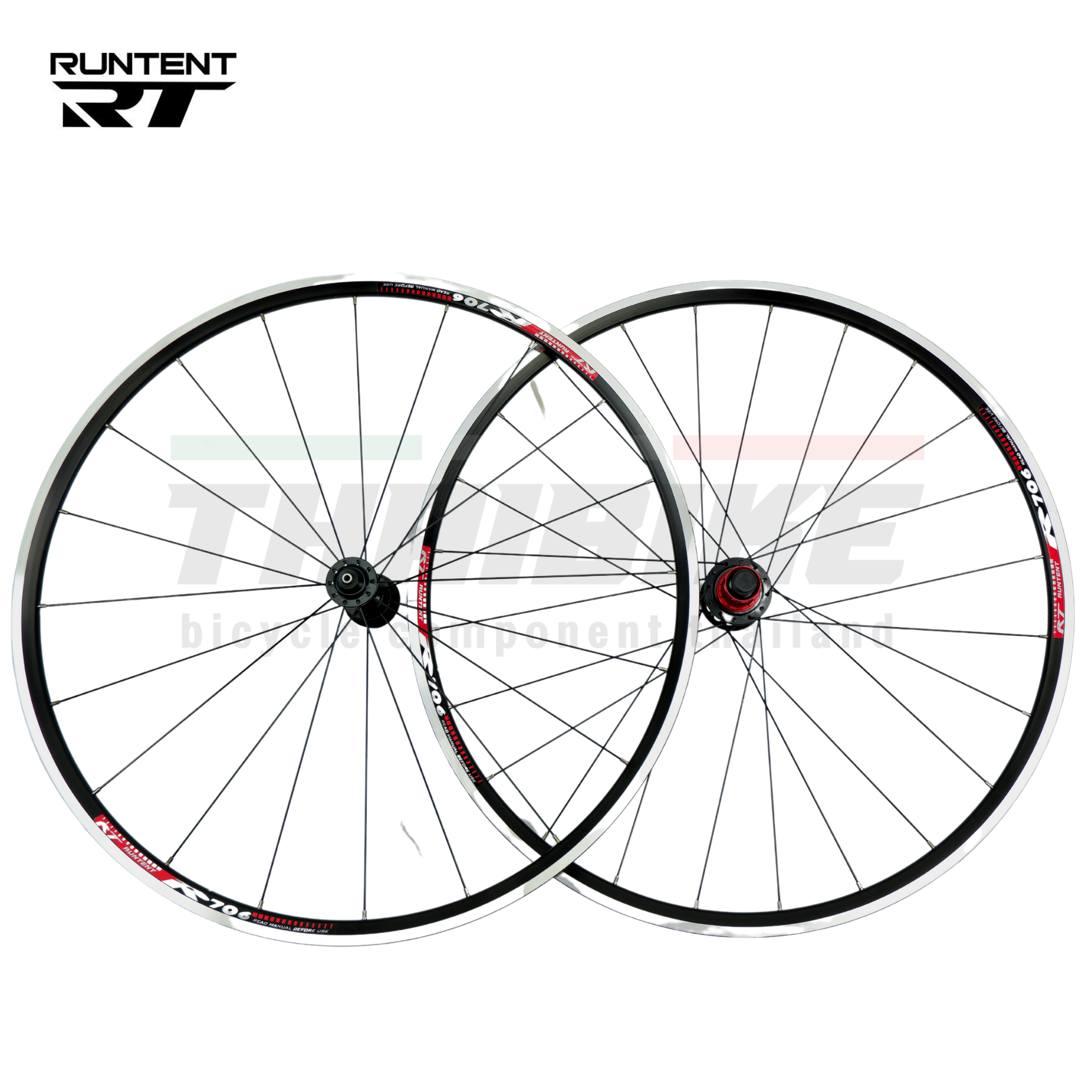 ล้อจักรยานเสือหมอบอลูมิเนียม 700C RUNTEN R706