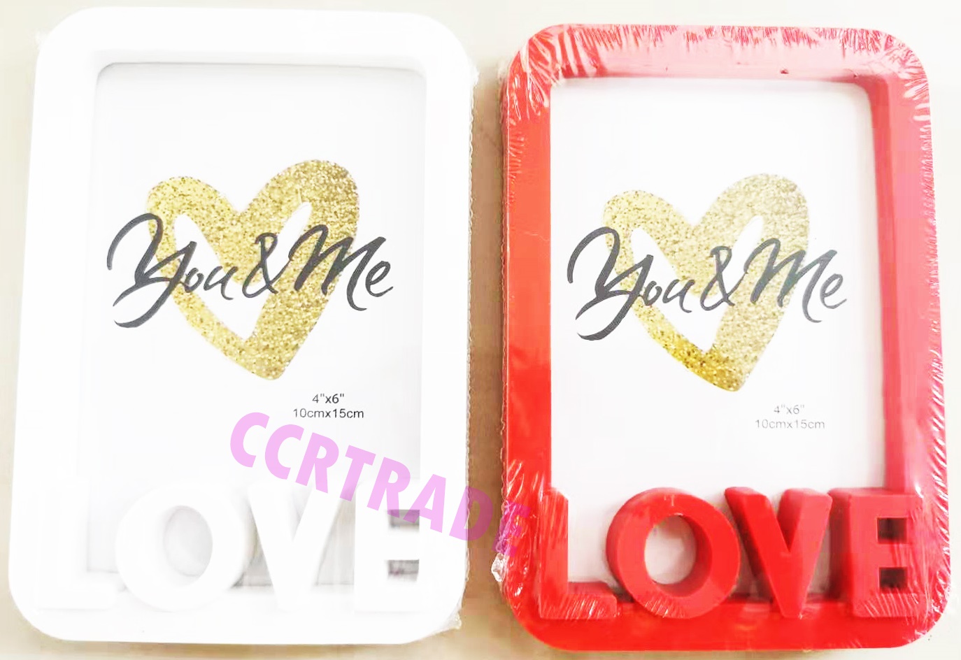 กรอบรูป 3D มีขาตั้ง (LOVE) 4x6 นิ้ว
