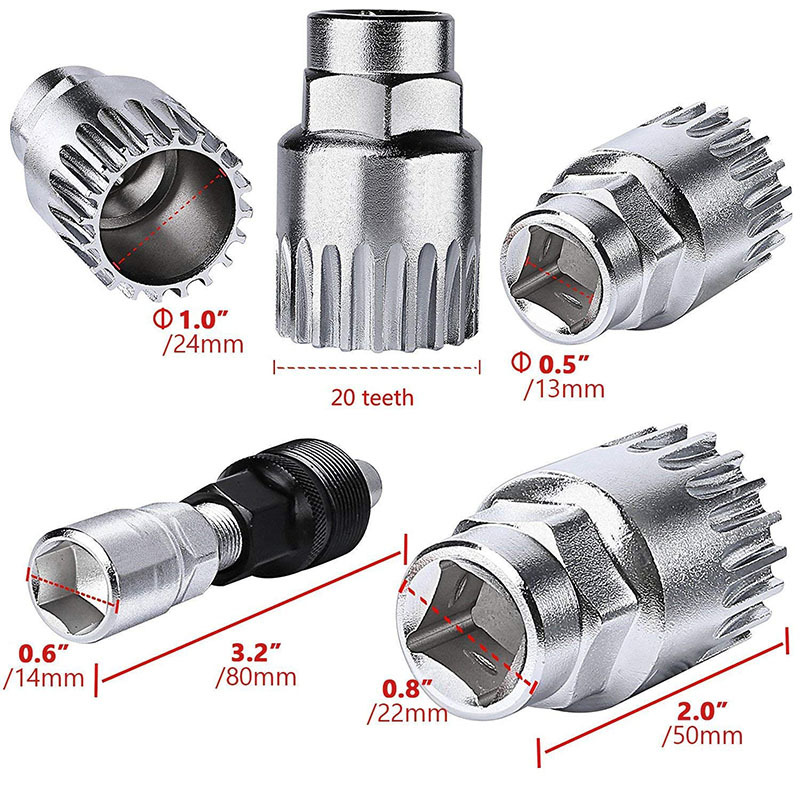 ชุดถอด กะโหลก ขาจาน เฟือง