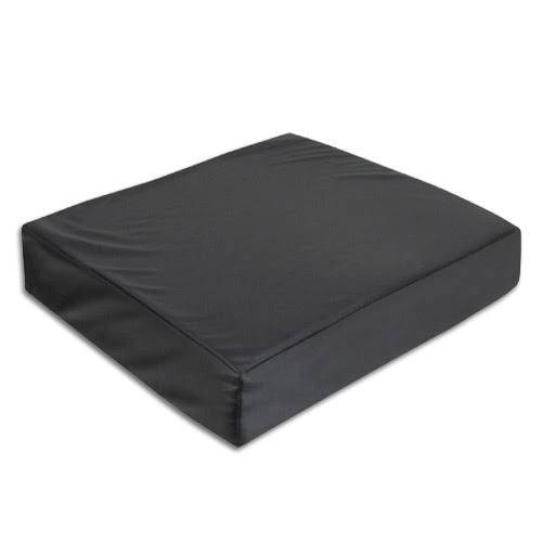 Rehab wheel chair cushions เบาะรองนั่งยางพาราบนรถเข็นผู้ป่วย ป้องกันการเกิดแผลกดทับ ขนาด 40ซม.x40ซม. หนา4 นิ้ว ปลอกหนังเทีนมกันน้ำ