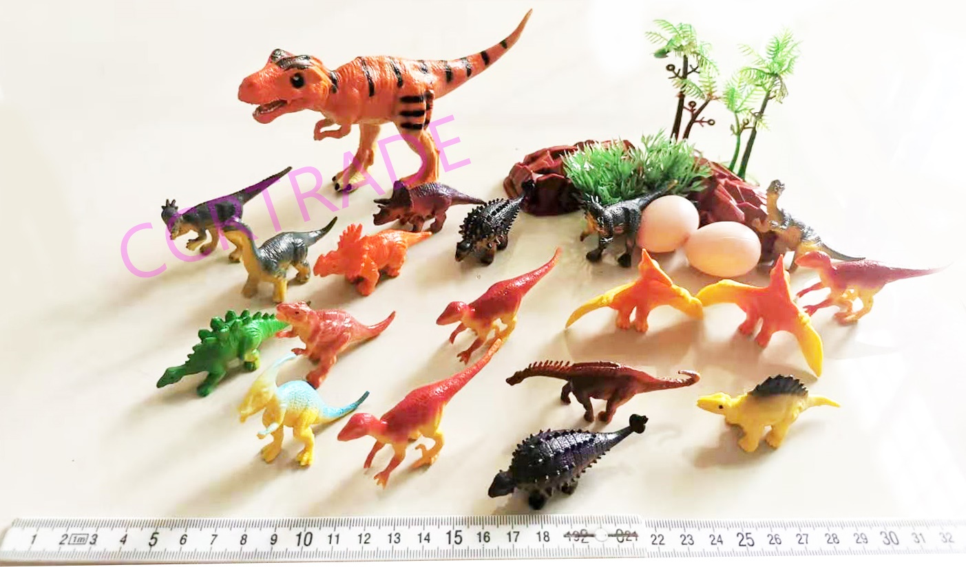 ชุดไดโนเสาร์ก๊วนสนุก 27 ชิ้นถุงจัมโบ้ 18x26.5 ซม.(1x3)