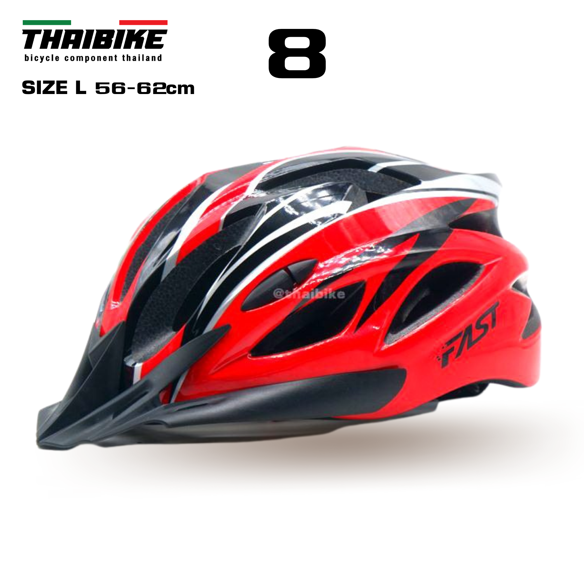 หมวกกันน็อคจักรยานเสือหมอบ เสือภูเขา NEW FAST งานอินโมล มีกันแดด งานดี