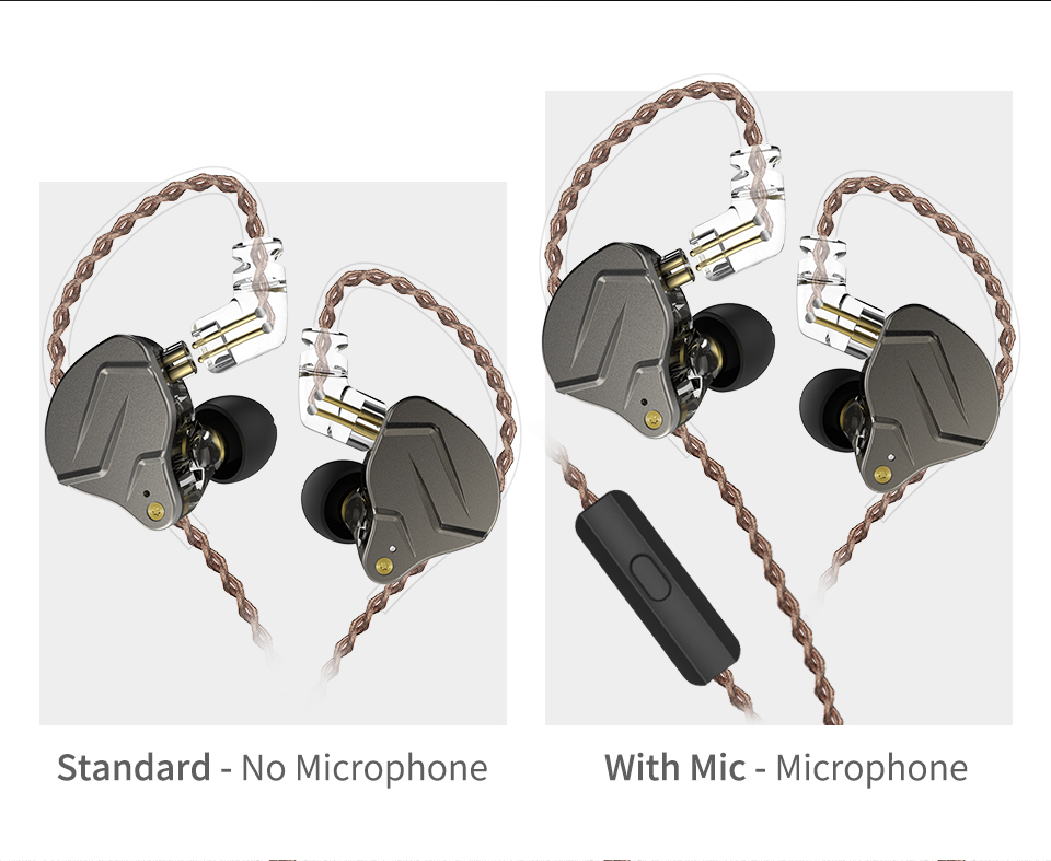 ขาย KZ ZSN Pro หูฟัง Hybird 2 ไดร์เวอร์ (1DD+1BA) รองรับ Hi-Res ถอดสายได้