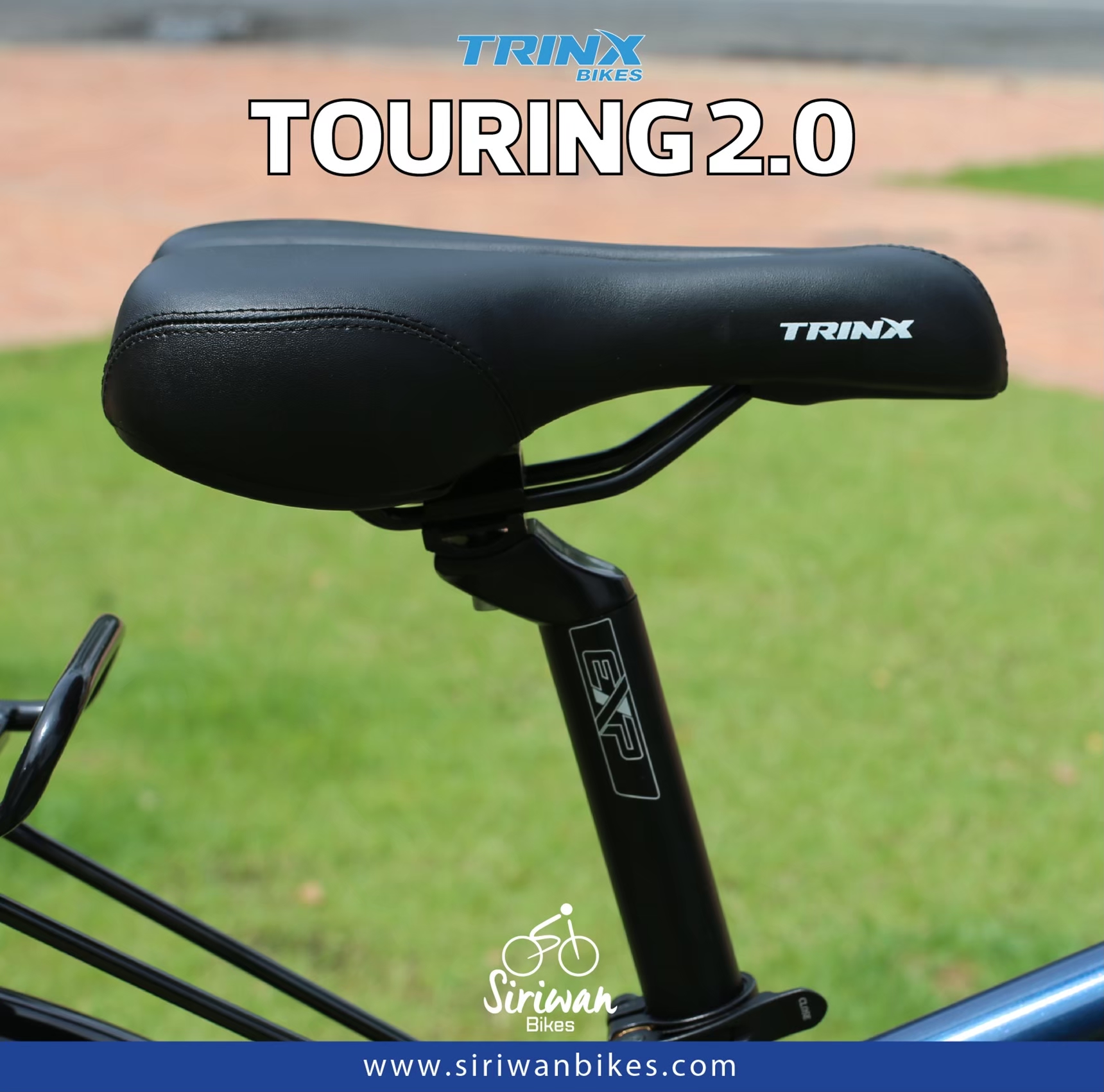 TRINX : TOURING 2.0 เฟรมอลูมิเนียม Shimano 27 สปีด ดิสเบรคน้ำมัน