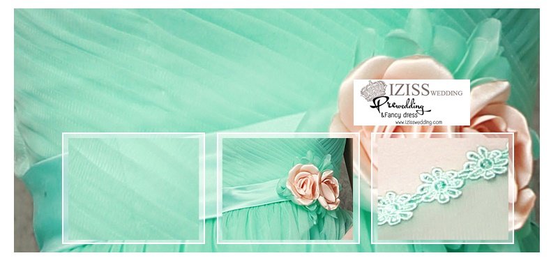 ฺBM0104 - พรีออเดอร์ ชุดเพื่อนเจ้าสาวราตรียาวสีเขียวมินท์