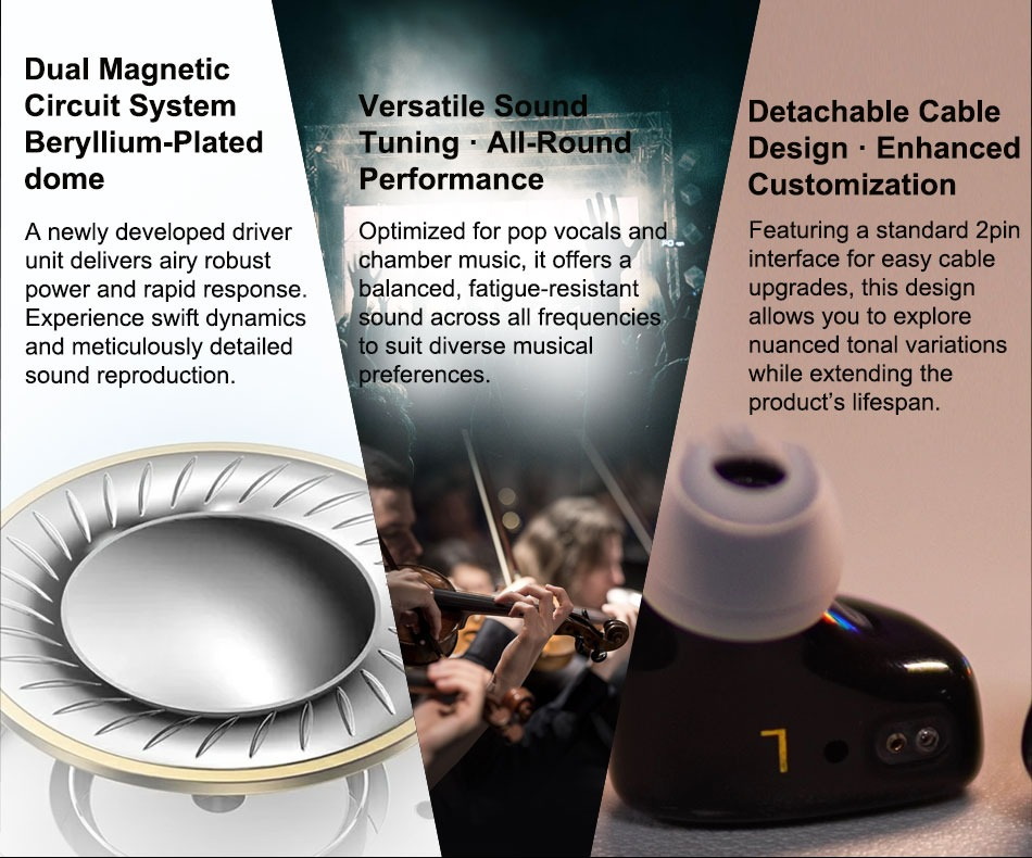 [PreOrder] VE UA Guangzhi หูฟัง IEMs ไดรเวอร์ Dynamic ไดอะแฟรมชุบเบริลเลียม ประกันศูนย์ไทย