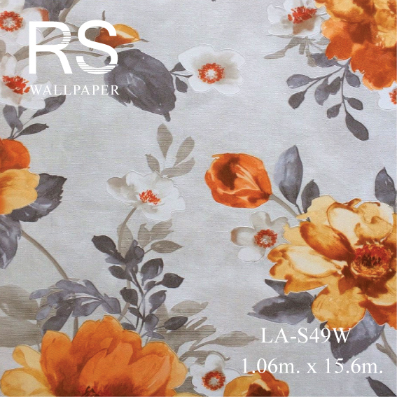 วอลเปเปอร์ลายดอกไม้ LA-S49W