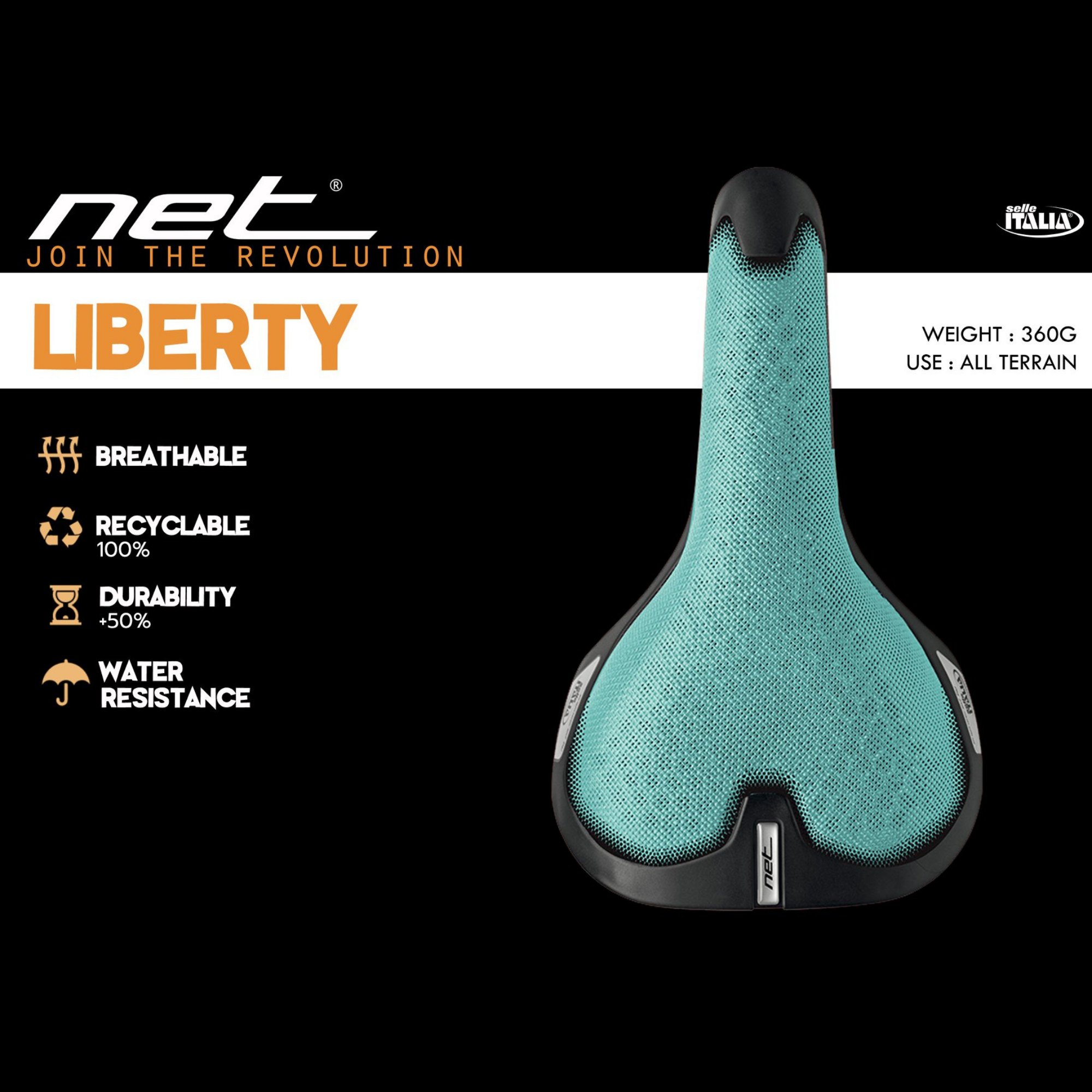 อานจักรยาน SELLE ITALIA NET เบาะจักรยานแนว Urban ที่ออกแบบรูปทรงเพื่อการใช้งานที่เน้นความสบายเป็นหลัก