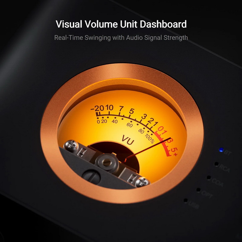 Fosi AudioMC351 DAC/AMP 2.1 แชนเนล พร้อม VU Meter และ Bluetooth กำลังขับสูง ให้เสียงอันยอดเยี่ยม ประกันศูนย์ไทย