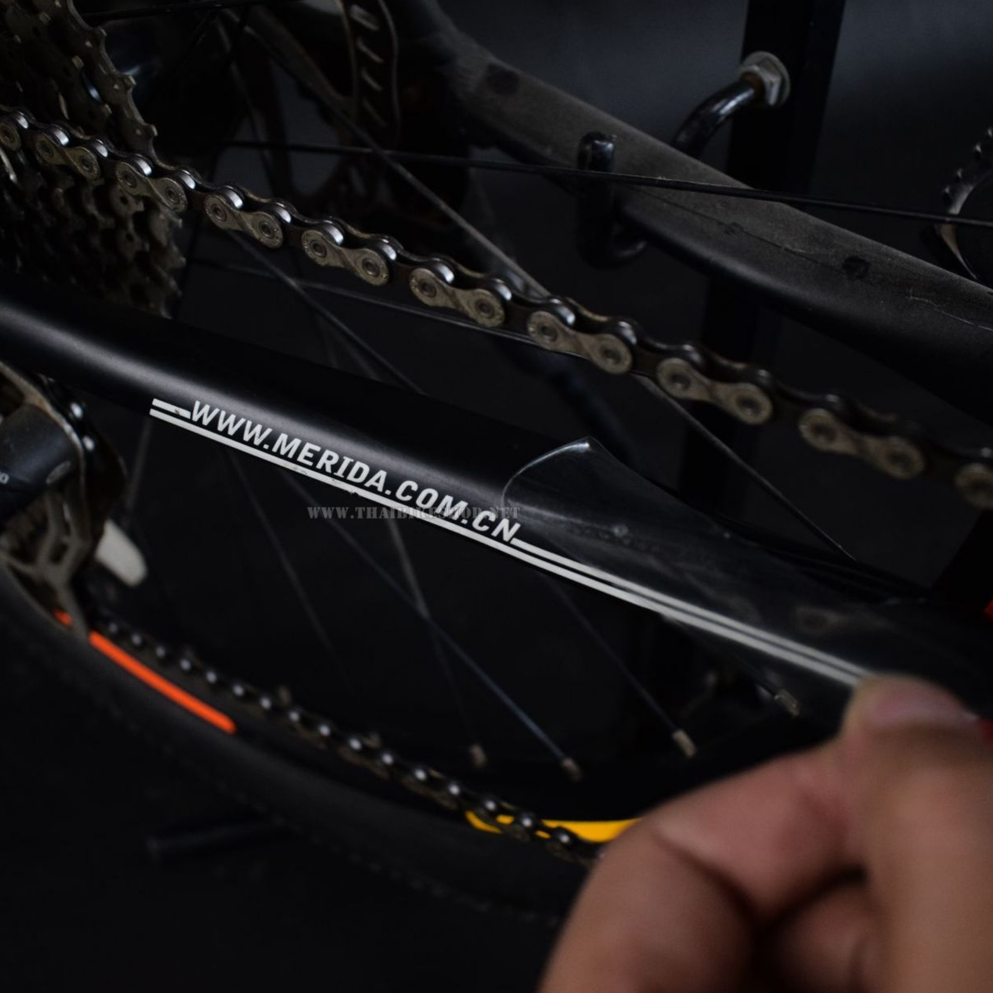 สติกเกอร์กันรอยโซ่ตกใส่เฟรมจักรยาน Frame Protection Cycling Bike Stickers