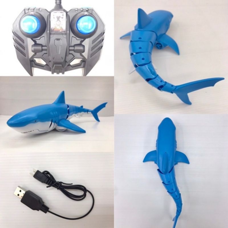 ปลาฉลามบังคับวิทยุ ของเล่นในน้ำ สนุกมาก
