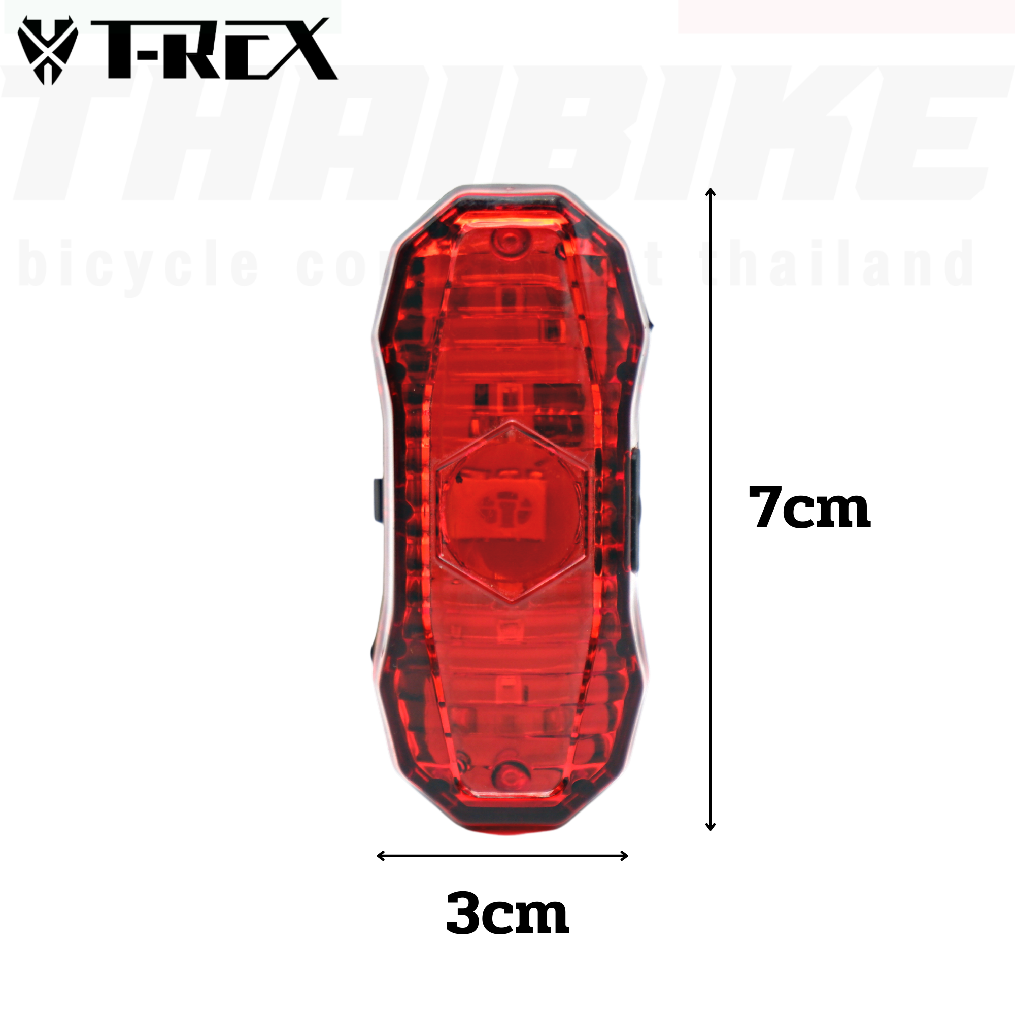 ไฟท้ายจักรยานเสือหมอบ เสือภูเขา T-REX T009 3A