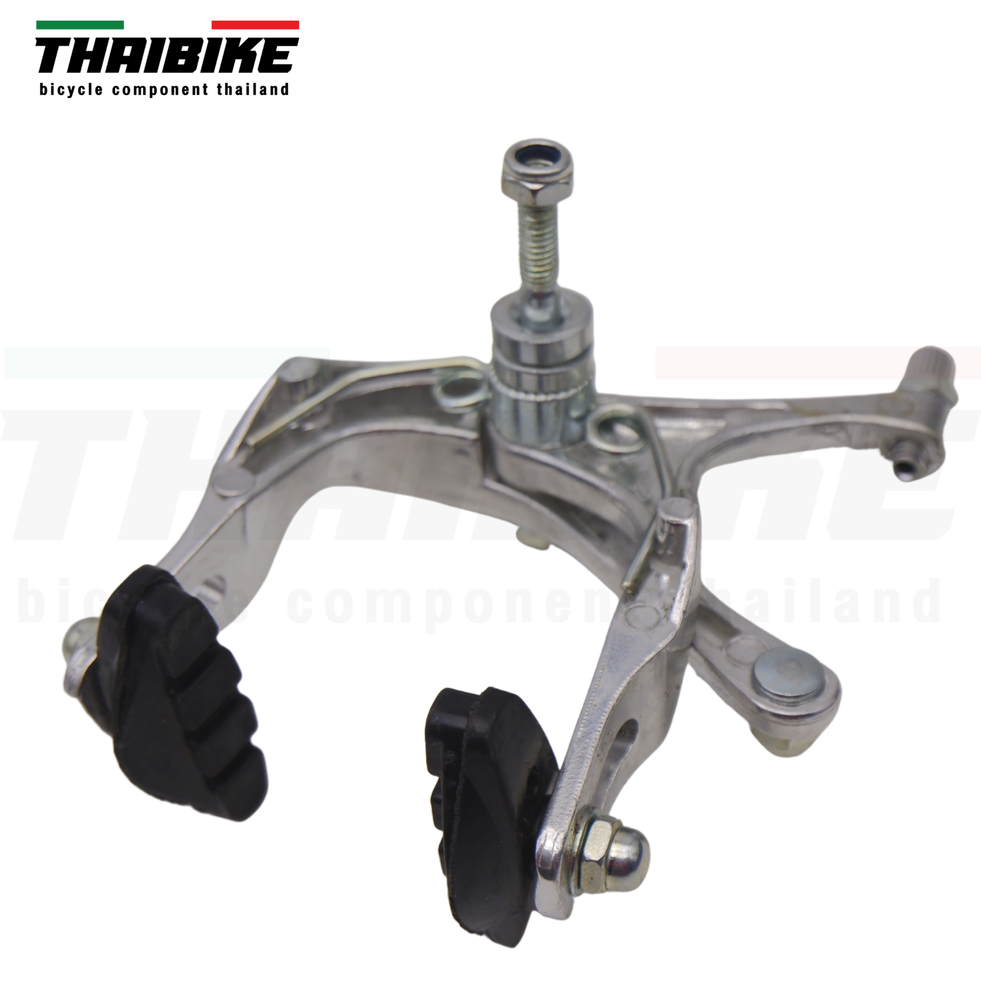 ก้ามเบรคจักรยานแบบก้ามปูวัสดุอลูมิเนียม หน้า+หลัง ก้ามเบรคเสือหมอบ พร้อมผ้าเบรค