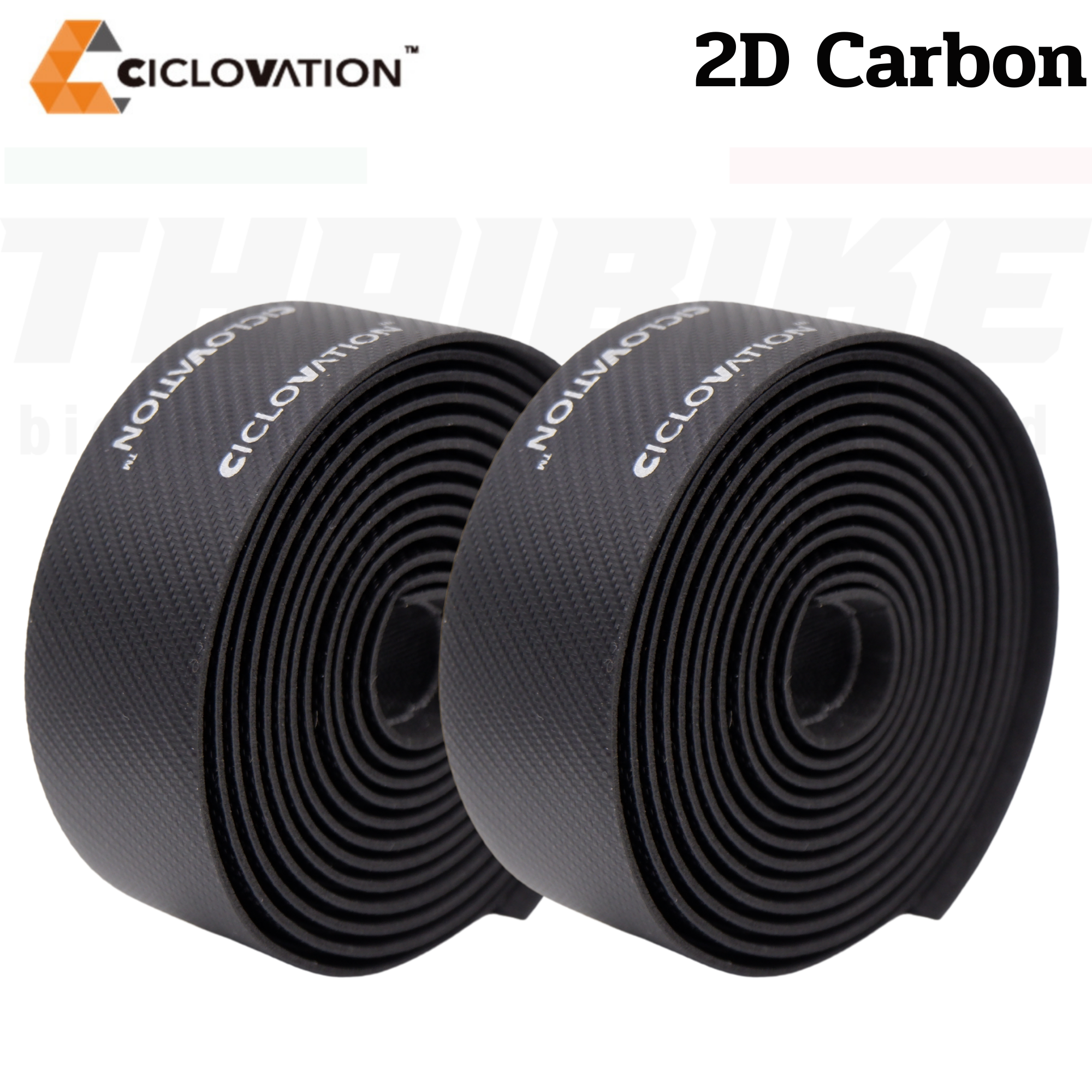 ผ้าพันแฮนด์จักรยาน CICLOVATION Advanced Bar Tape with Leather Touch - 2D Carbon