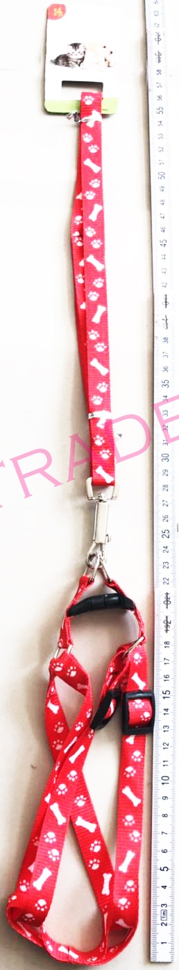 สายจูงหมาเล็ก+ที่คล้องตัว(การ์ตูน) 1.5 ม.