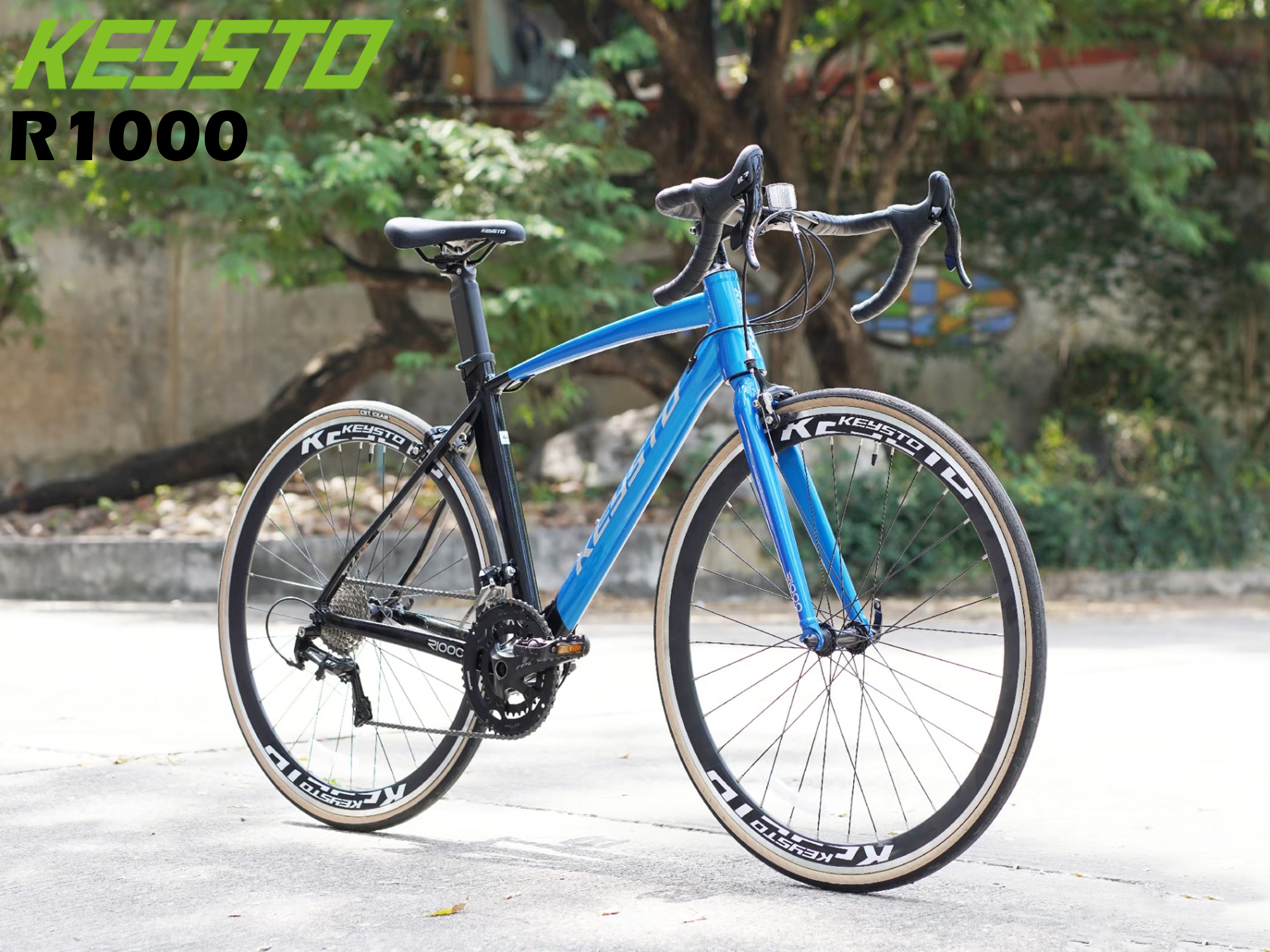KEYSTO : R1000 จักรยานเสือหมอบ เฟรม ALLOY ROAD BIKE ล้อ 700C เกียร์ 20สปีด