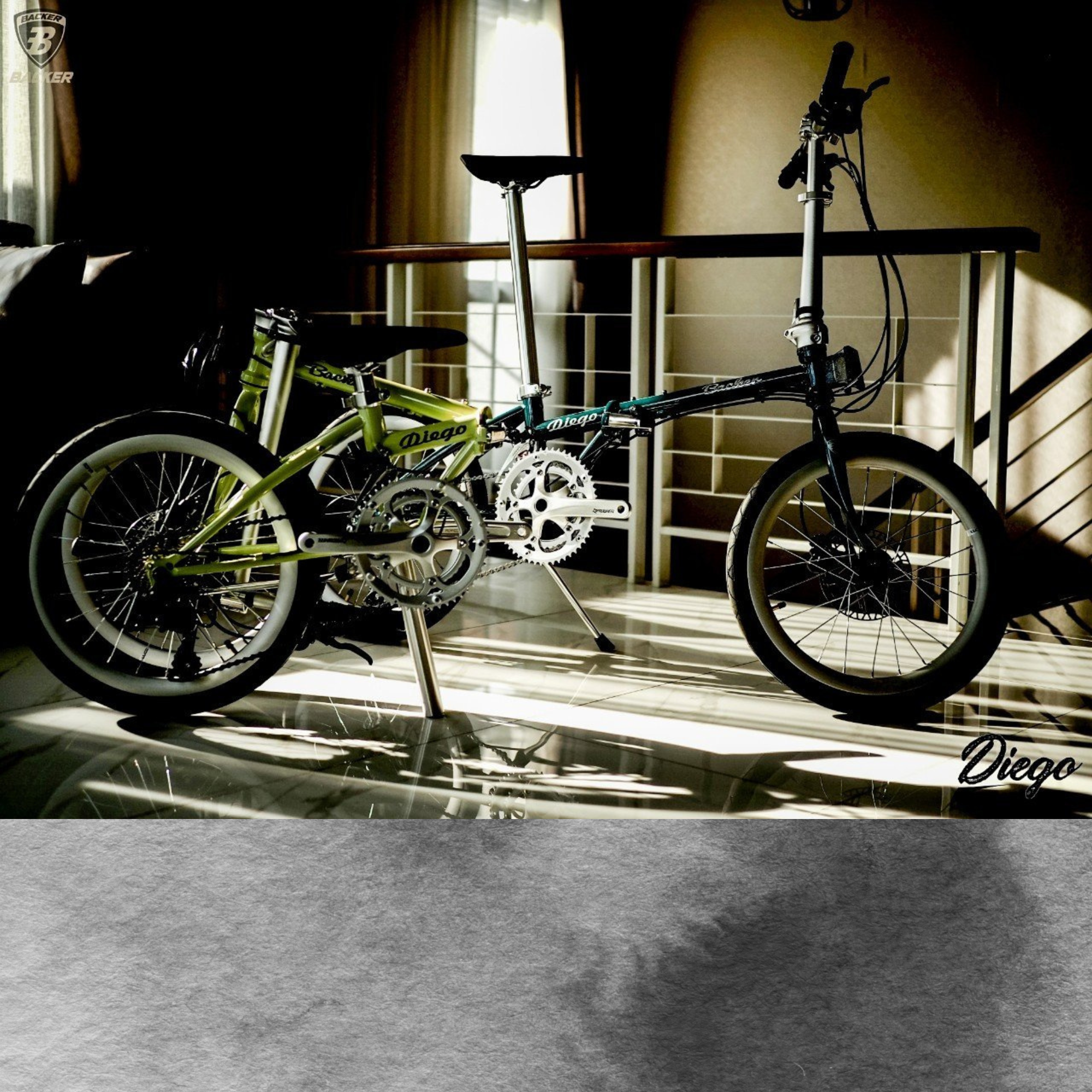 จักรยานพับ BACKER DIEGO ล้อ 20 นิ้ว 18SPD