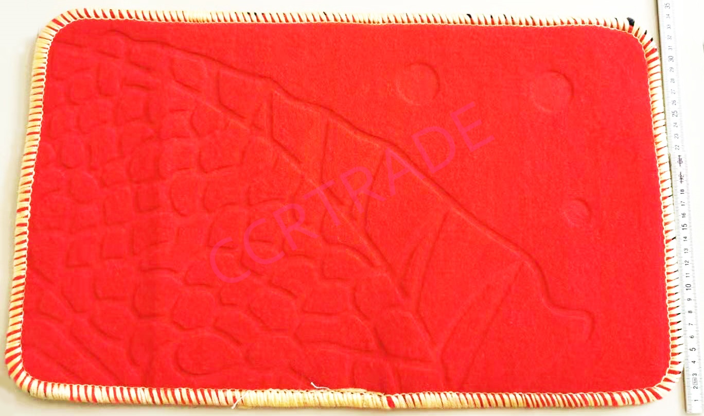 พรมผ้าเช็ดเท้าคละลาย 34x55 ซม.(รุ่นใหม่)