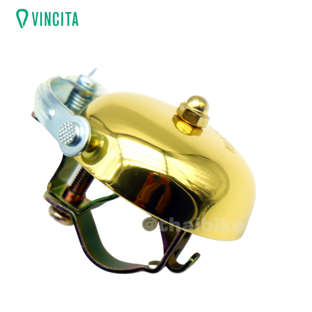 กระดิ่งทองเหลืองวินสิตา VINCITA A080 ทรงวินเทจ กระดิ่งจักรยาน