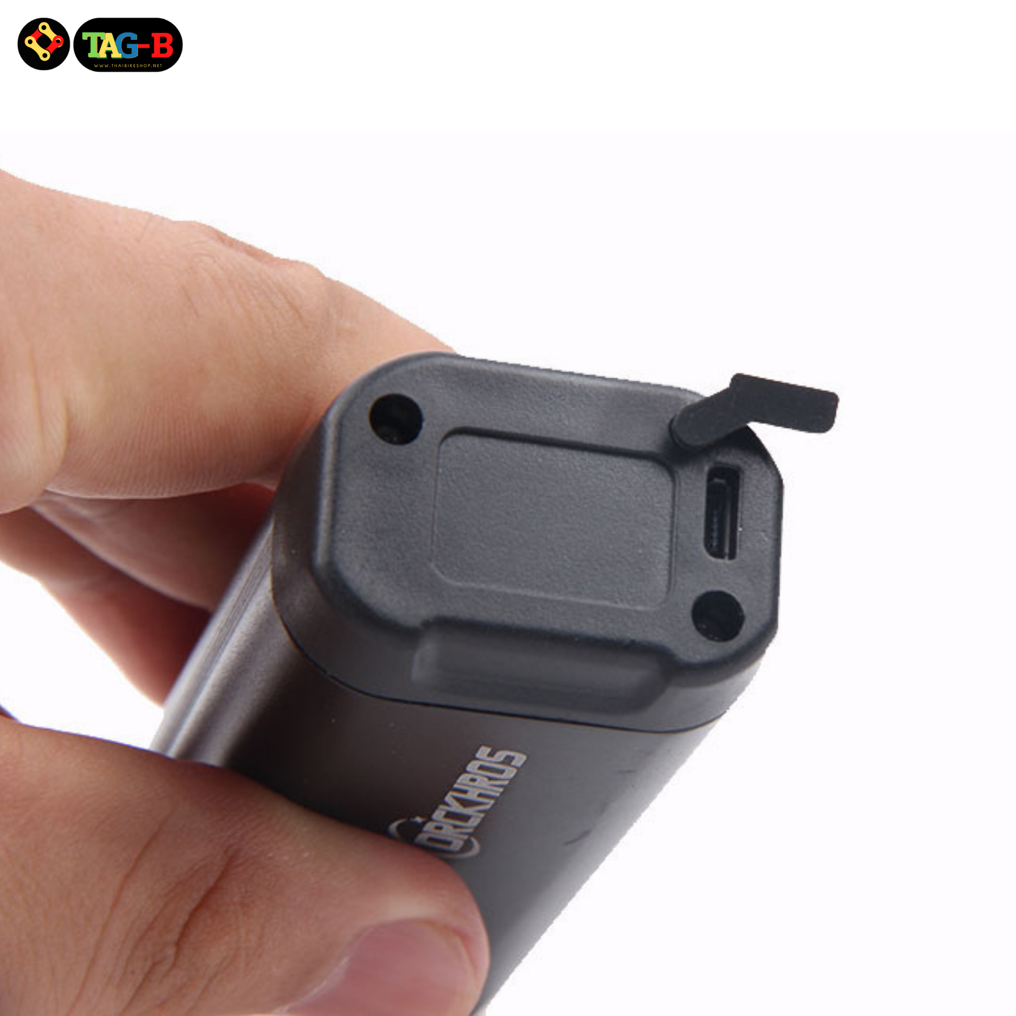 ไฟหน้าจักรยานเสือหมอบ เสือภูเขาแบบสายรัด DRCKHROS T6 จักรยาน