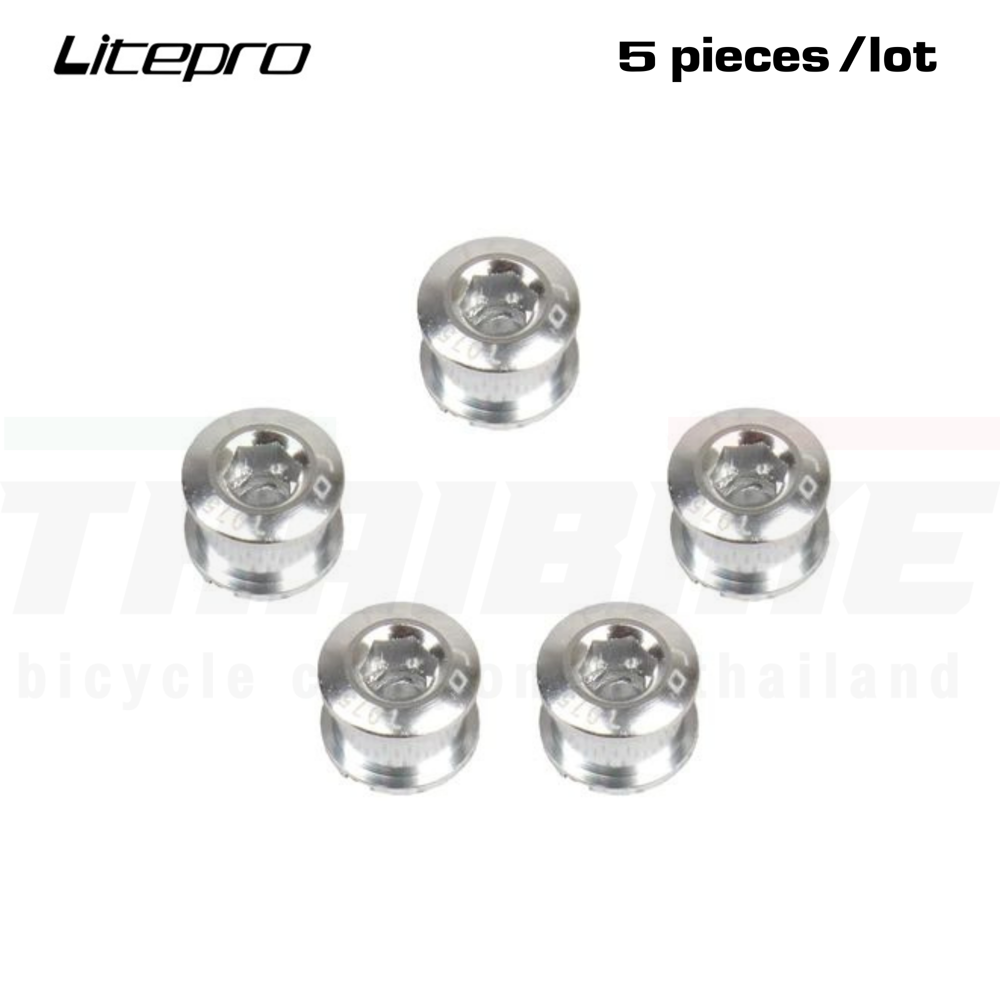 น็อตใบจาน Litepro/GUB น็อตใบจานจักรยาน สำหรับจานชั้นเดียว