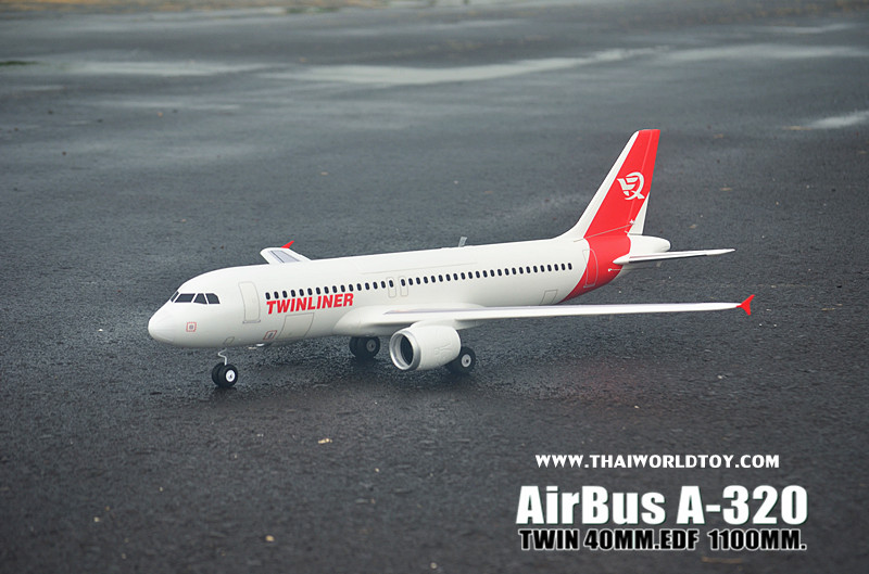 AirBus A-320ฺ EDF JET (PNP) 40MM. TWIN 1100MM.