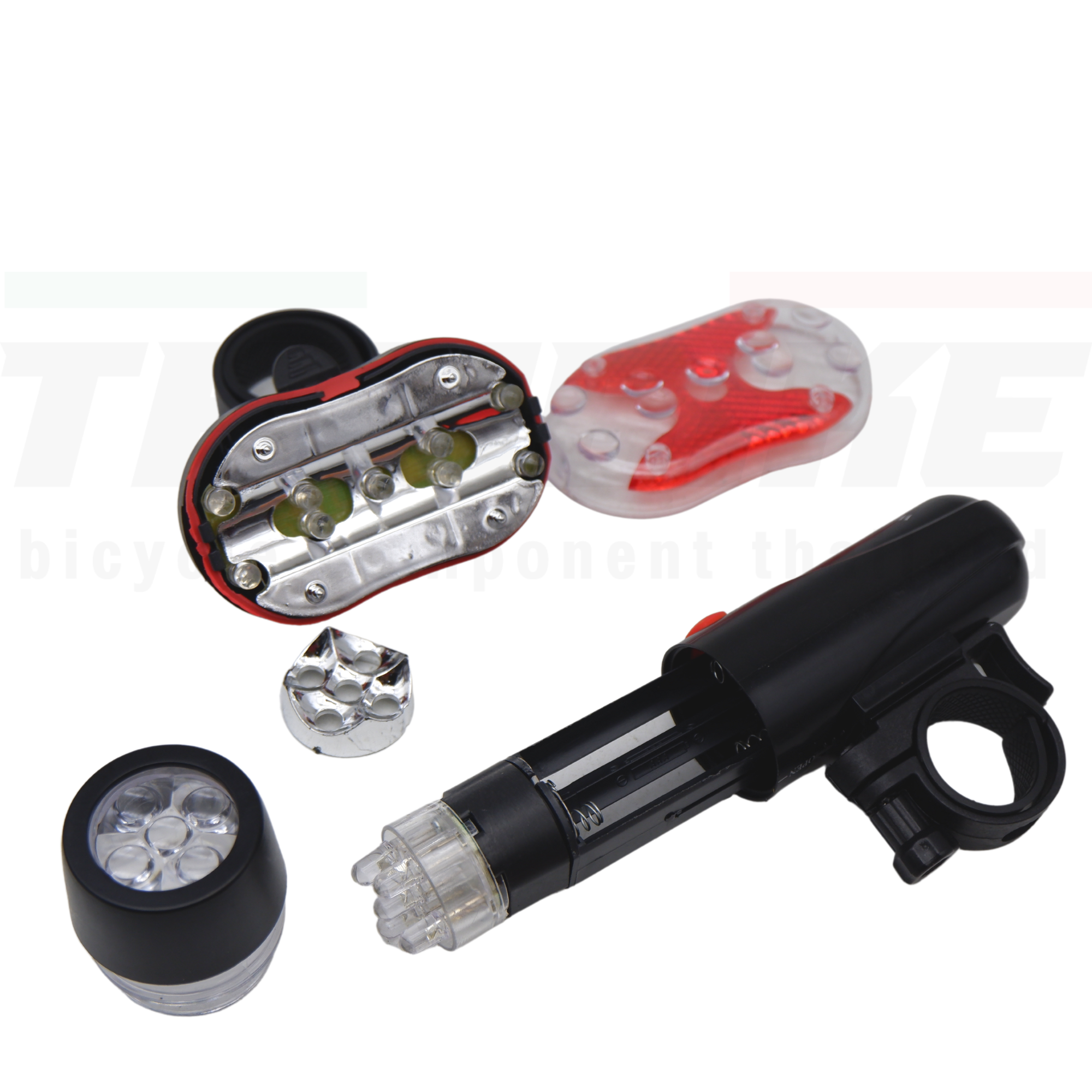 ชุดไฟจักรยาน ไฟหน้า และไฟท้าย จักรยาน ราคาประหยัด 01