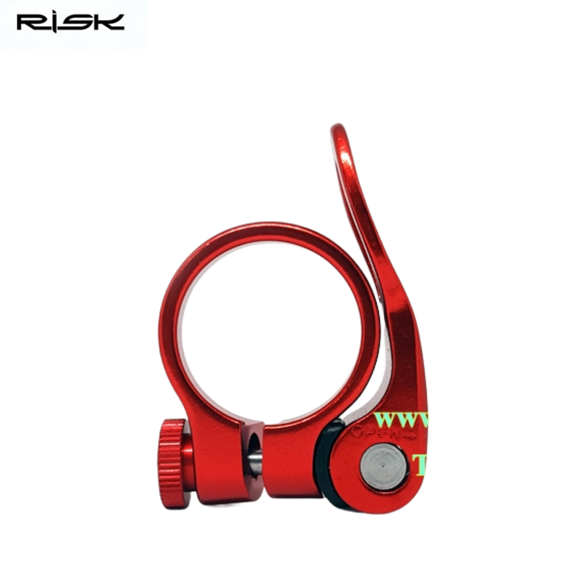 รัดหลักอานจักรยานแบบปลดเร็ว RISK ขนาด 31.8 สำหรับหลักอาน 27.2