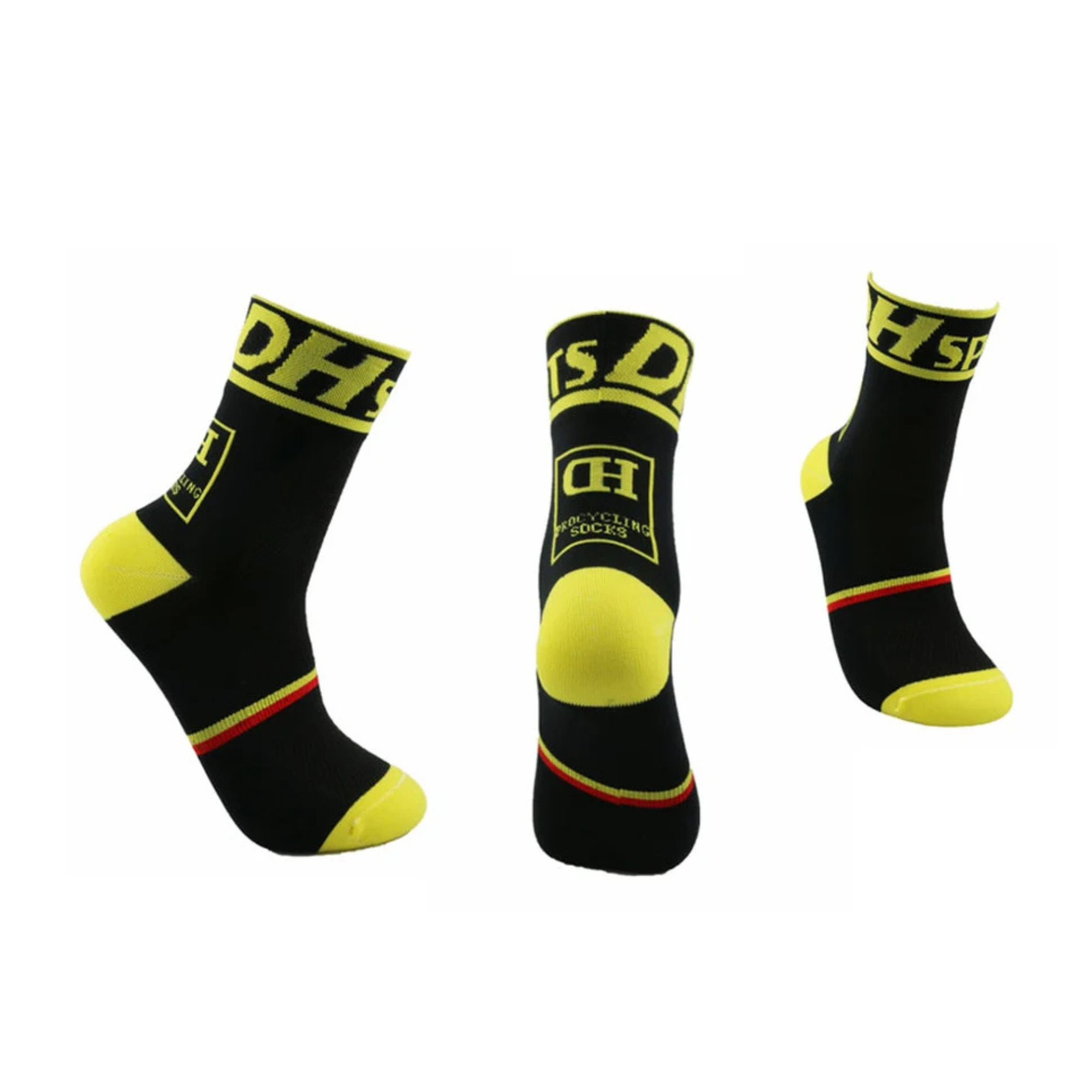 ถุงเท้าจักรยาน ถุงเท้ากีฬาออกกำลังกาย วิ่ง DH SPORT รุ่น DH111 สำหรับเท้าไซต์ 40-45