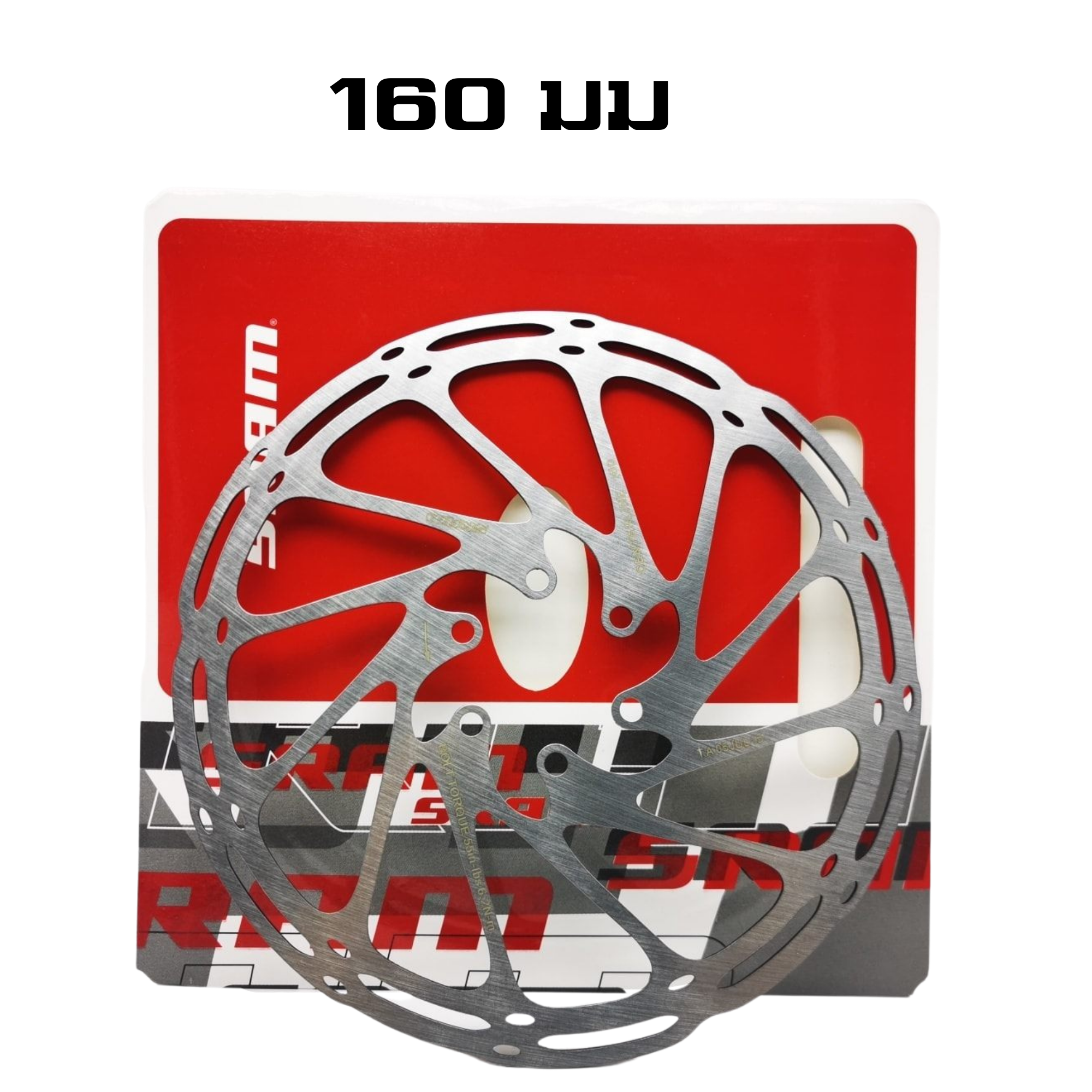 ใบดิสเบรคจักรยาน SRAM มีขนาด 160 และ 180 มม. Stainless Steel Hydraulic Brake Disc for MTB Road Bike