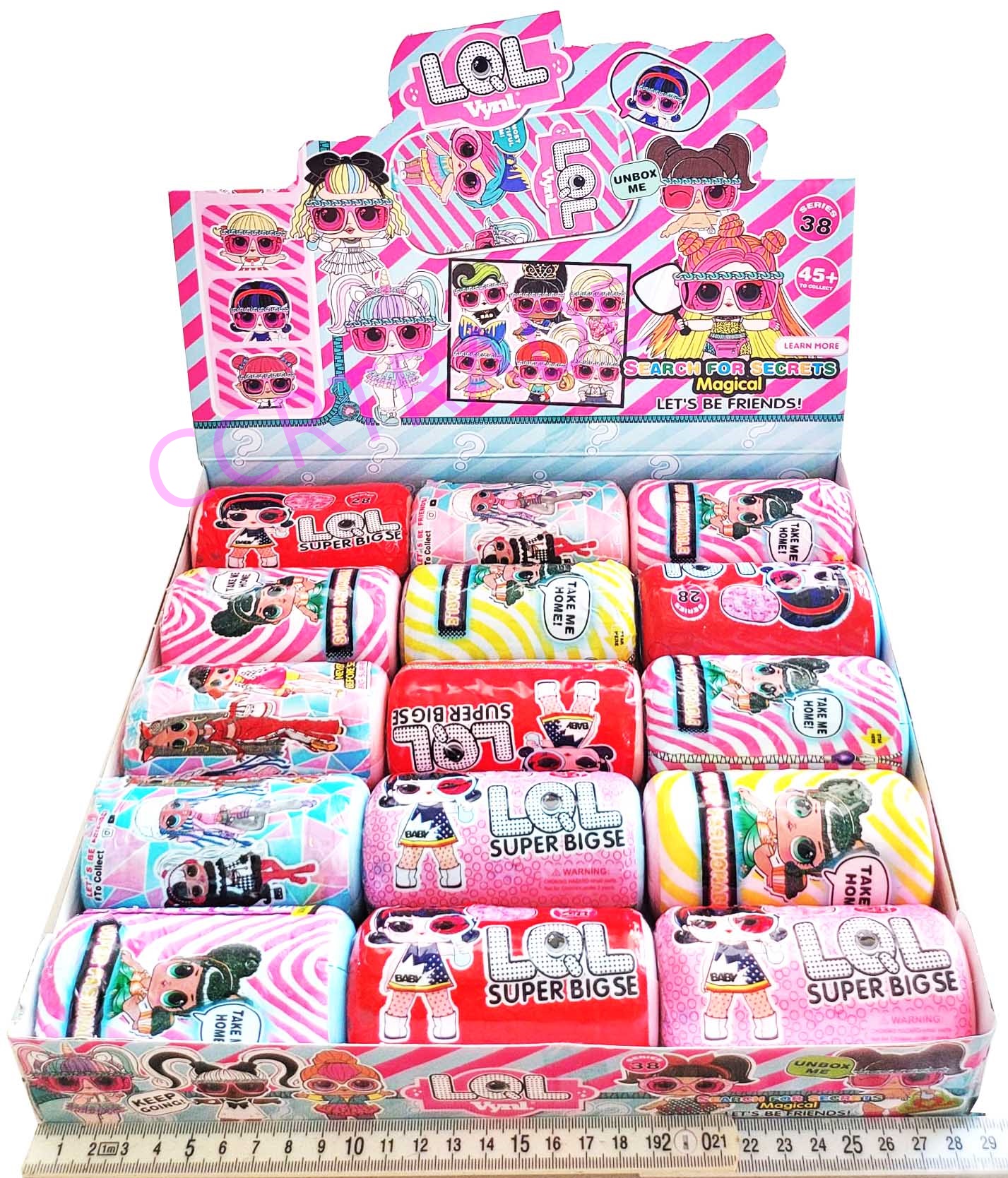 กระป๋องเซอร์ไพร์ส LOL กล่อง 29 ซม.(1x15)