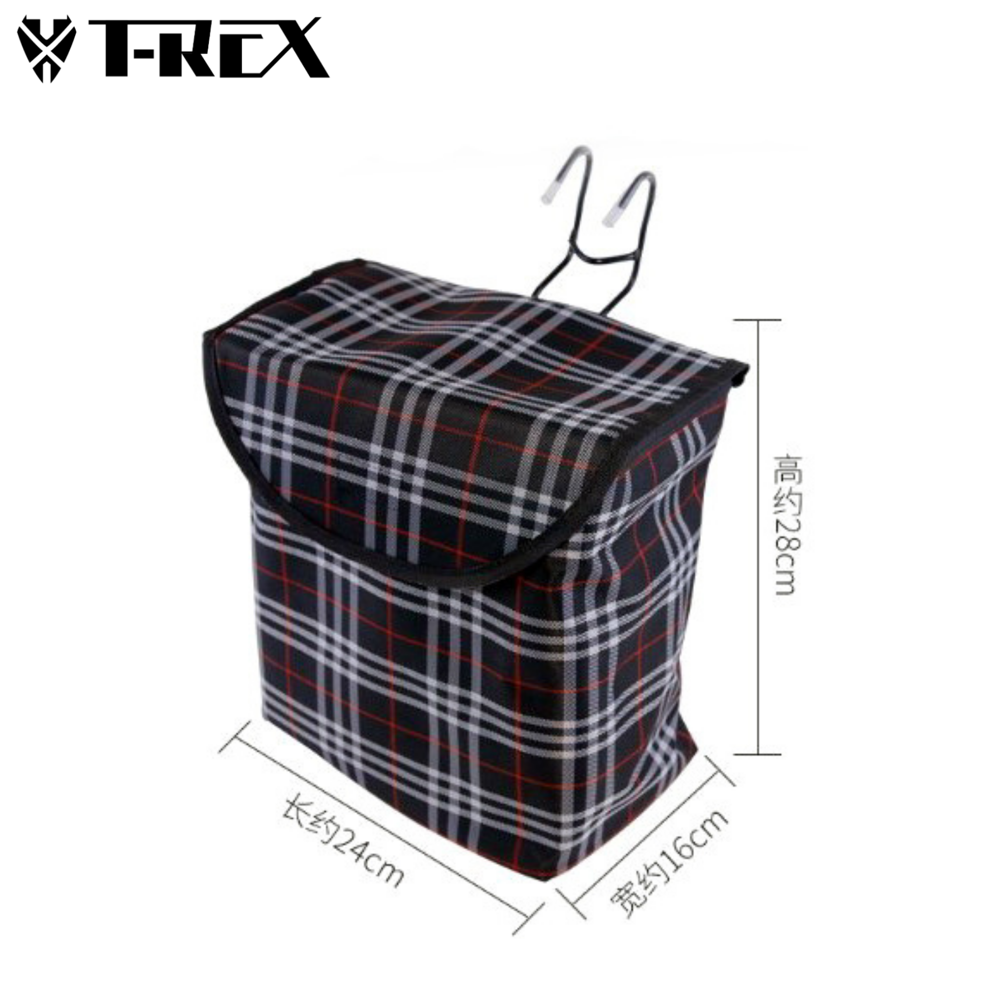 กระเป๋าติดรถจักรยานหน้าแฮนด์ แบบทรงเหลี่ยม