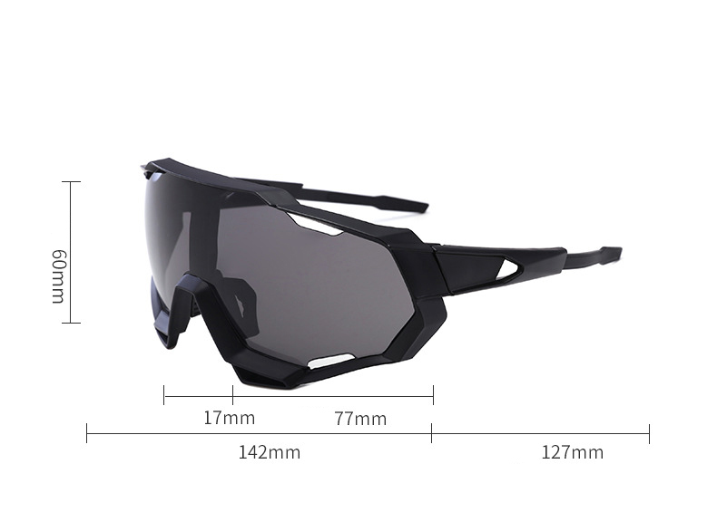 แว่นตาปั่นจักรยาน T-REX รุ่น 9312 กันแดด กันลม กันฝุ่น UV แว่นกันแดด แว่นปั่น