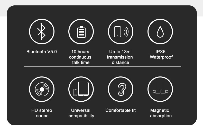 ขาย Soundmagic S20BT หูฟังอินเอียร์ แบบคล้องคอ รองรับ Bluetooth5.0 , IPX6