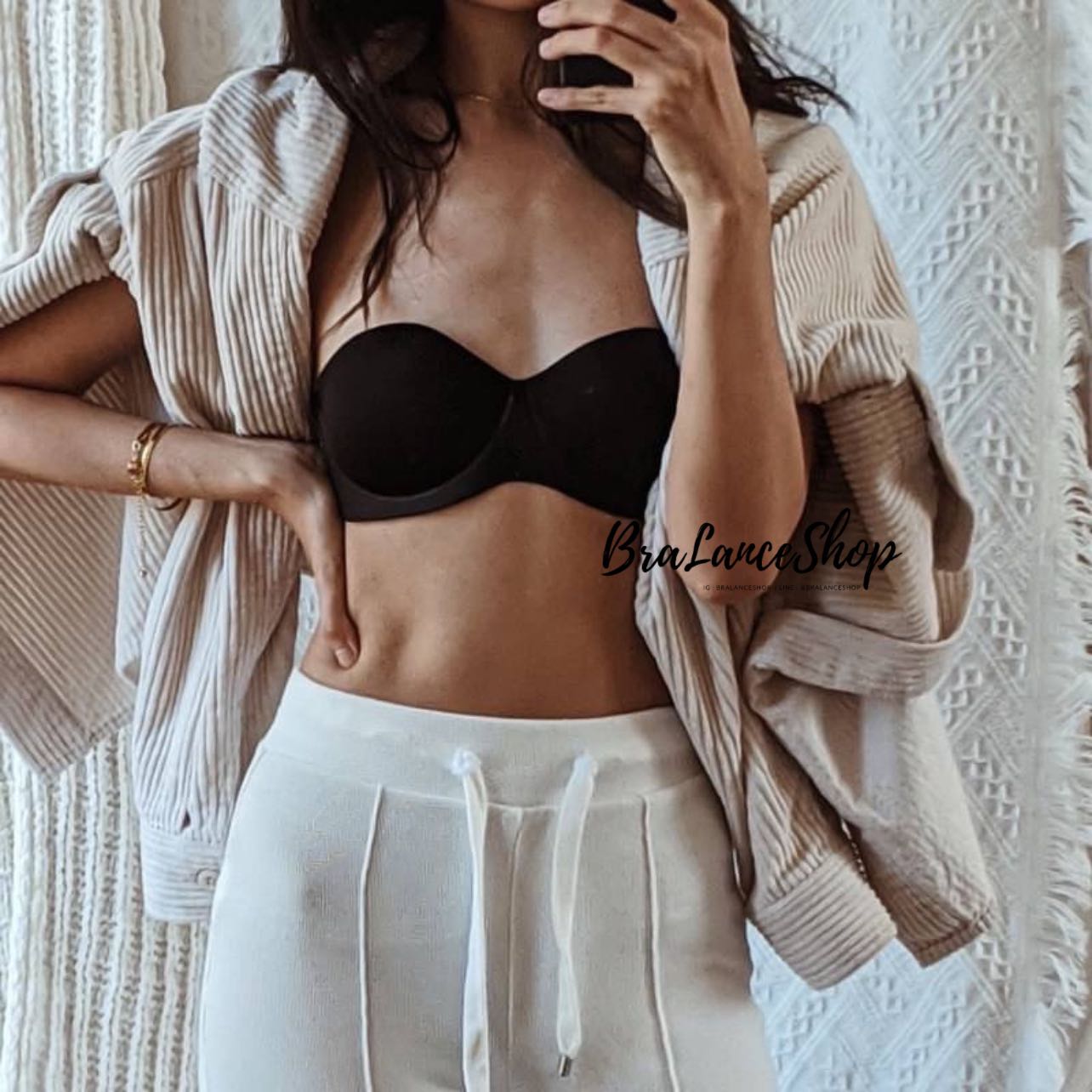 BLS✿221 บราเกาะอกไร้ขอบ โชว์หลัง