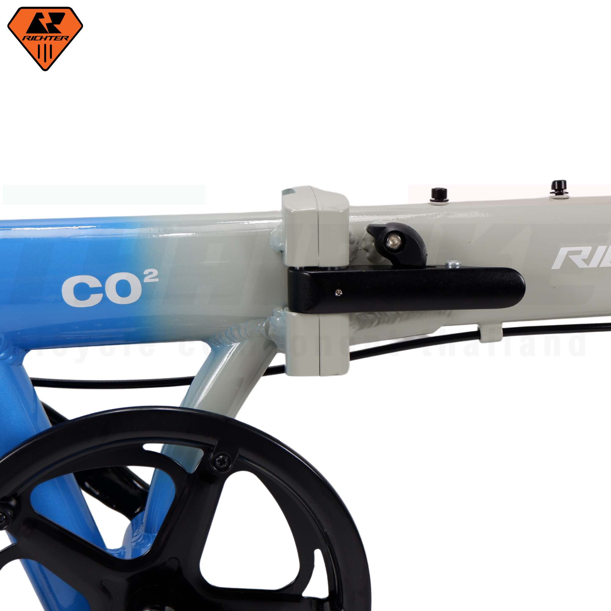 รถจักรยานพับได้ RICHTER CO2 อลูมิเนียม สุดเบา รถพับล้อ 14 นิ้ว พกพาสะดวก