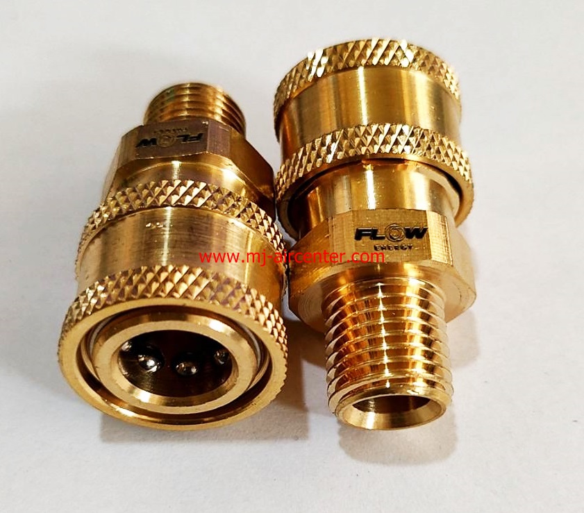 ข้อต่อทองเหลือง สวมเร็วสายฉีด M14 (CP014)