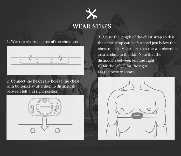 iGPSPORT HR35 ANT+ Bluetooth 4.0 Bike Heart Rate Monitor