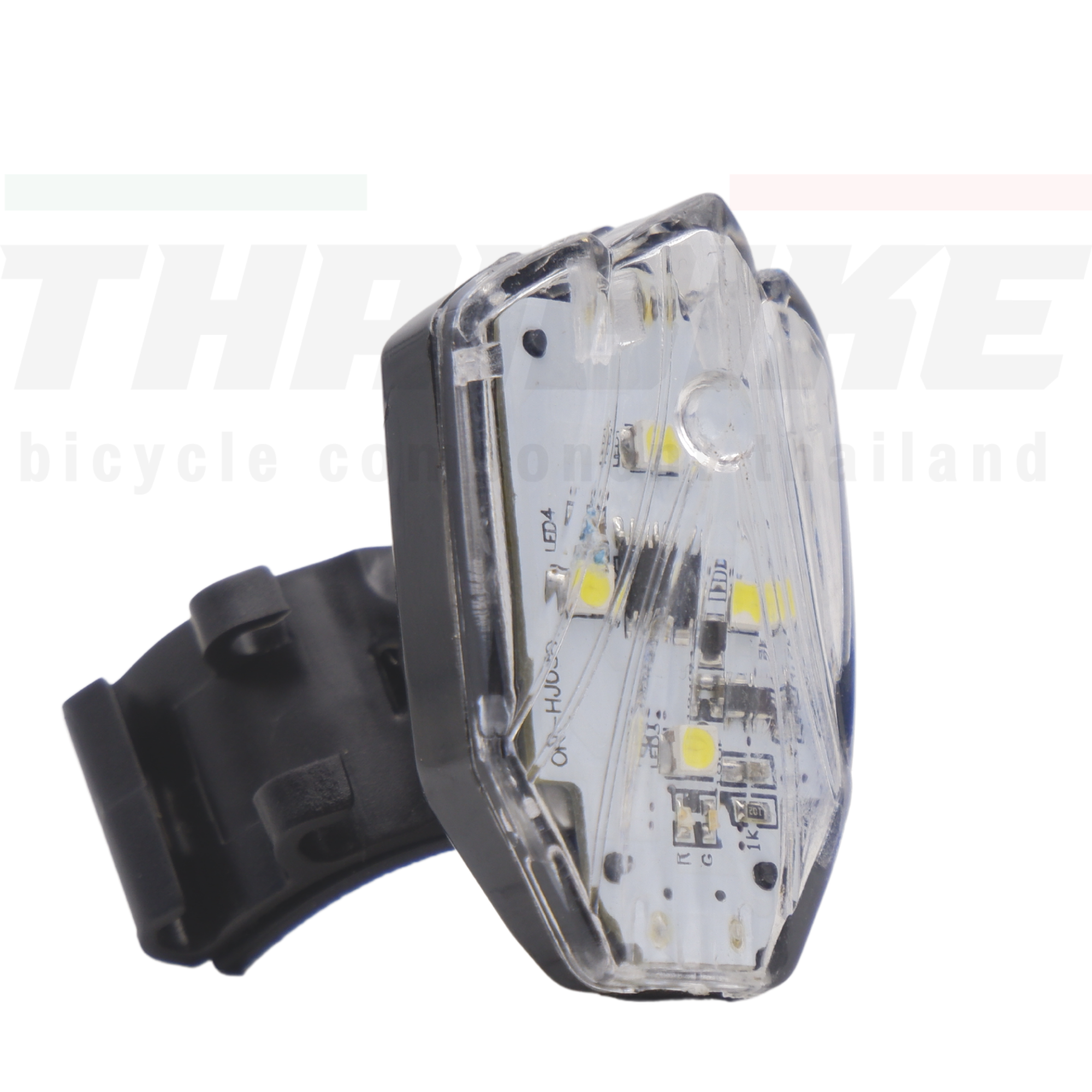 ไฟท้ายจักรยาน ไฟติดหมวกกันน็อค HJ-031 ชาร์จ USB