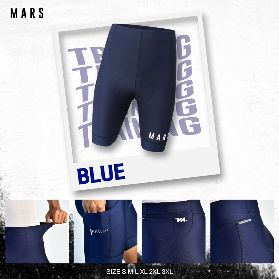 Mars Training กางเกงปั่นจักรยานขาสั้น ระบายเหงื่อ แห้งเร็ว ยืดหยุ่นสูง แผ่นเป้า NIMBUS PRO 120