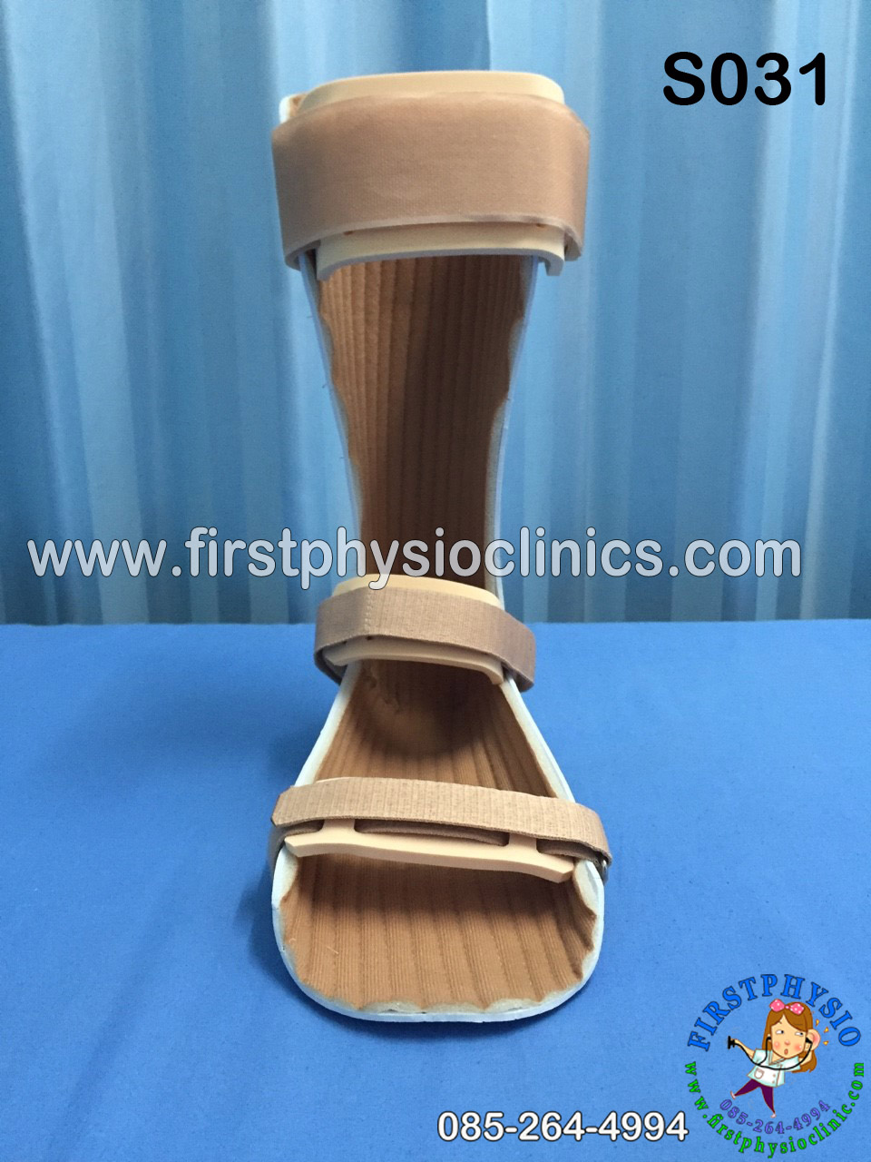 ดามกันปลายเท้าตกแบบบุนุ่ม (AFO Underpad) กันปลายเท้าตก เท้าแกว่ง ดามข้อเท้า ดามปลายเท้า ที่ประคองปลายเท้า